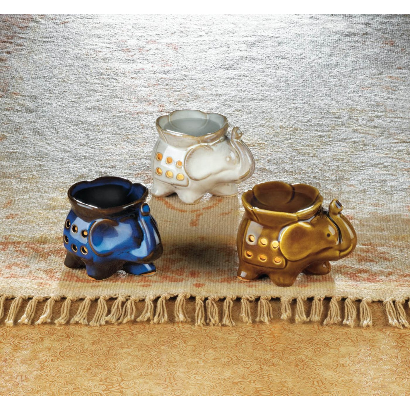 ELEPHANT OIL WARMER TRIO
