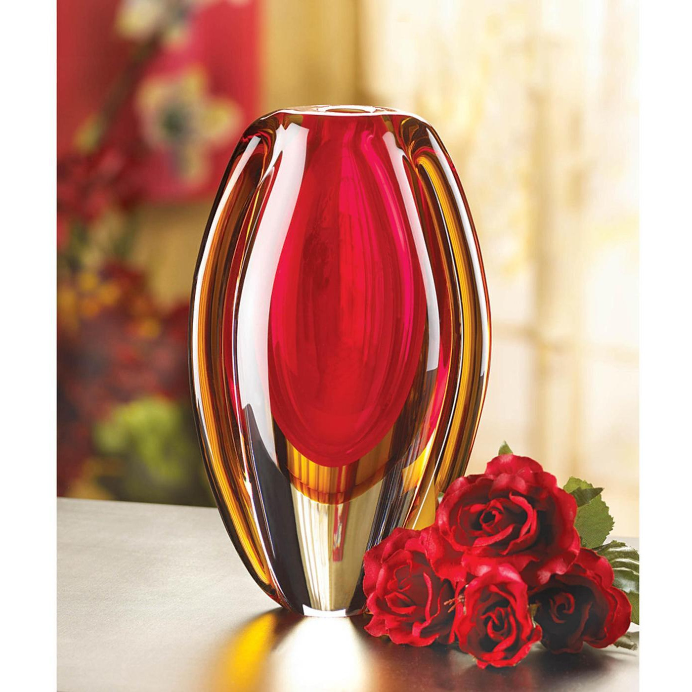 SUNFIRE GLASS VASE