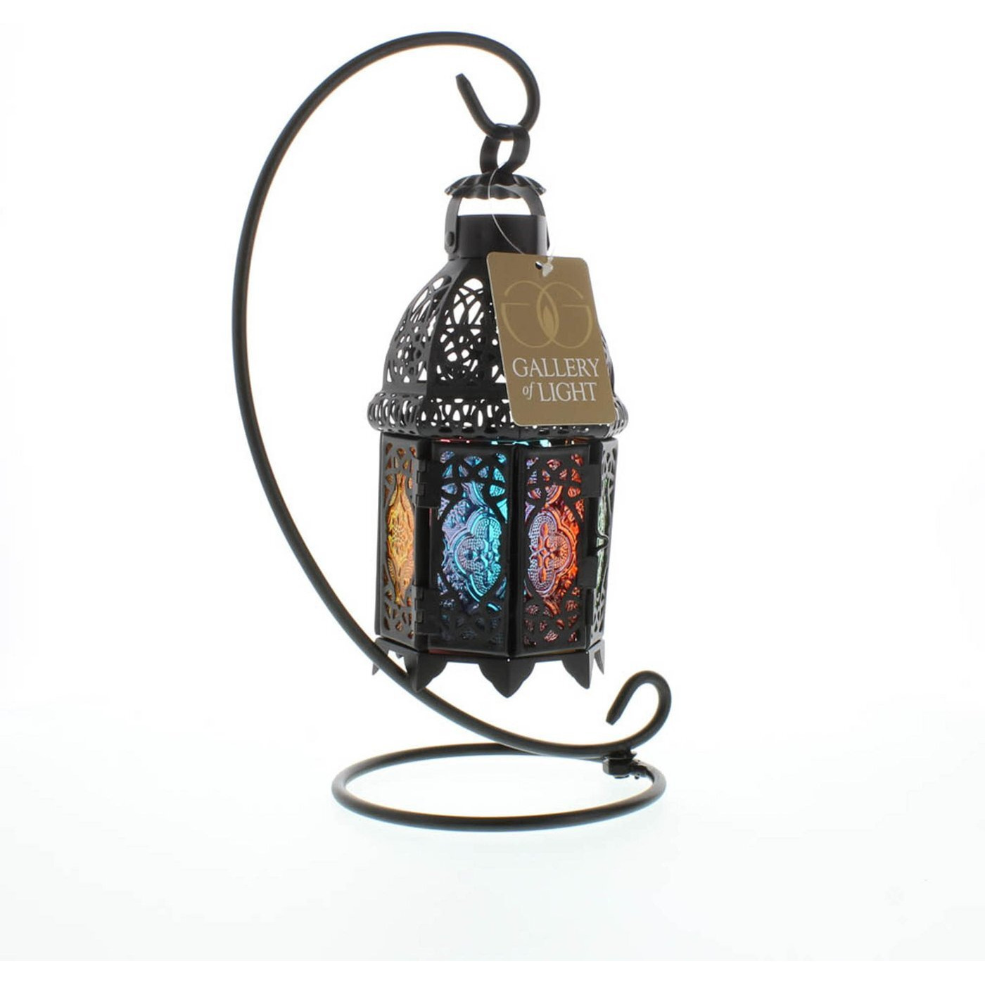 RAINBOW MOROCCAN LANTERN STAND