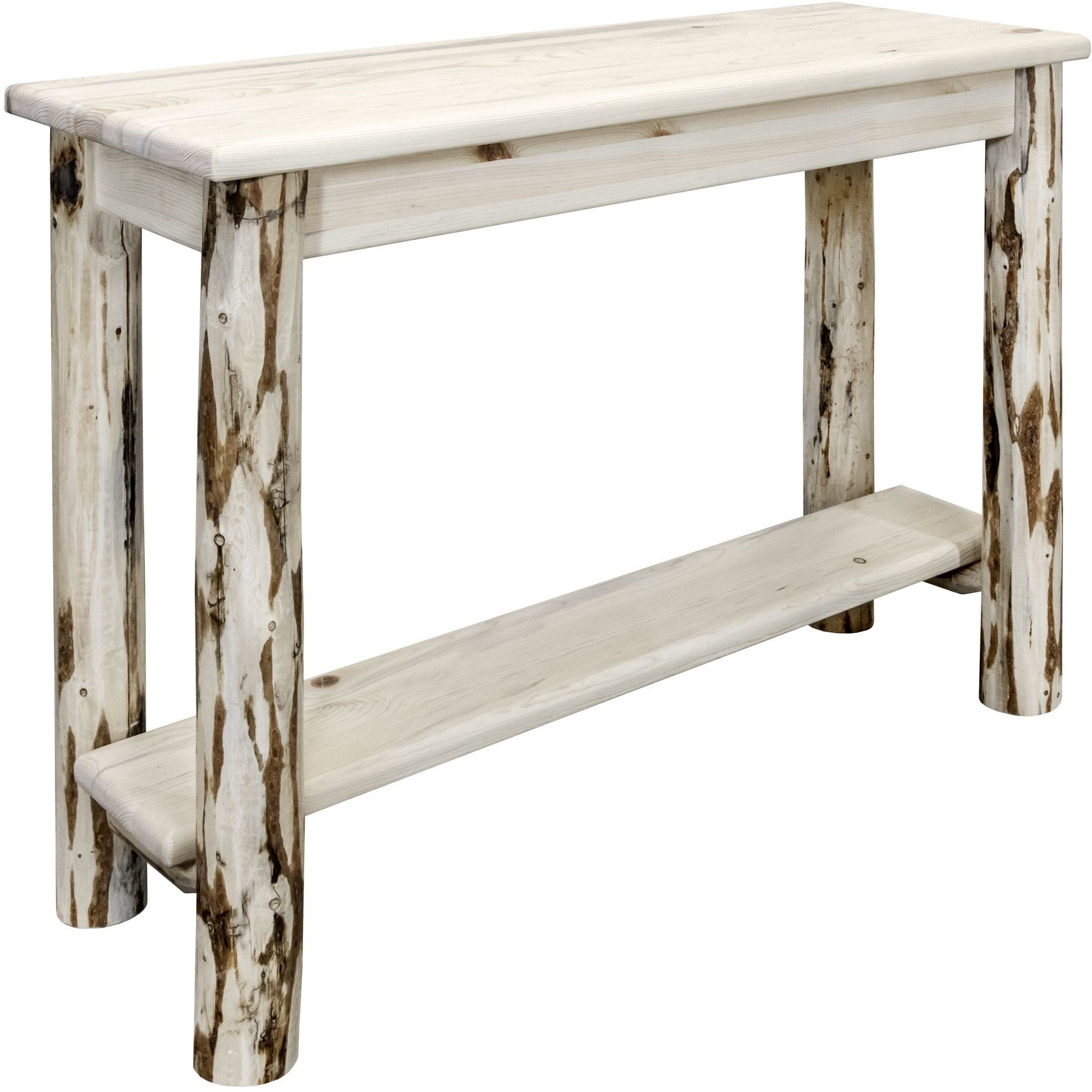 Montana Collection Console Table w/ Shelf, Ready to Finish