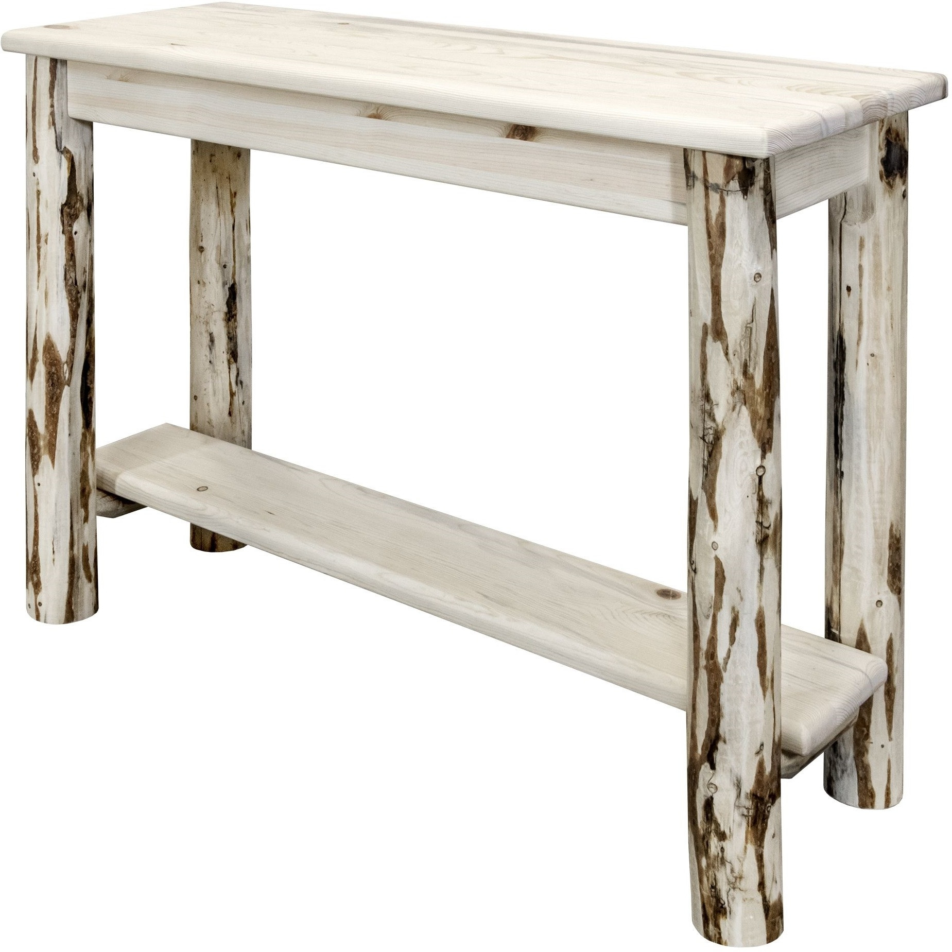 Montana Collection Console Table w/ Shelf, Ready to Finish