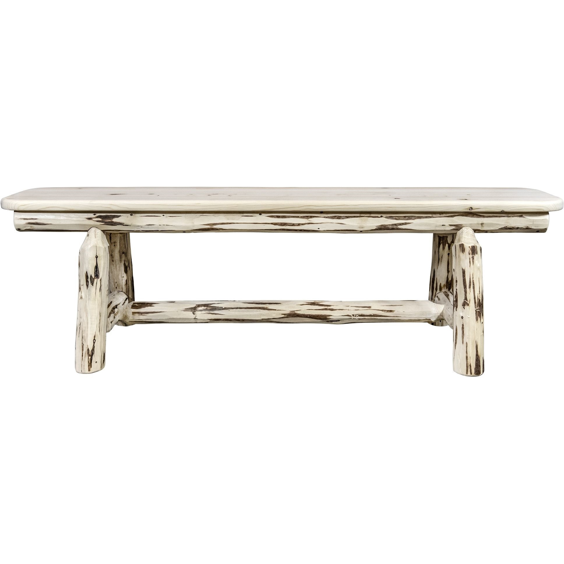 Montana Collection Plank Style Bench, 5 Foot, Ready to Finish