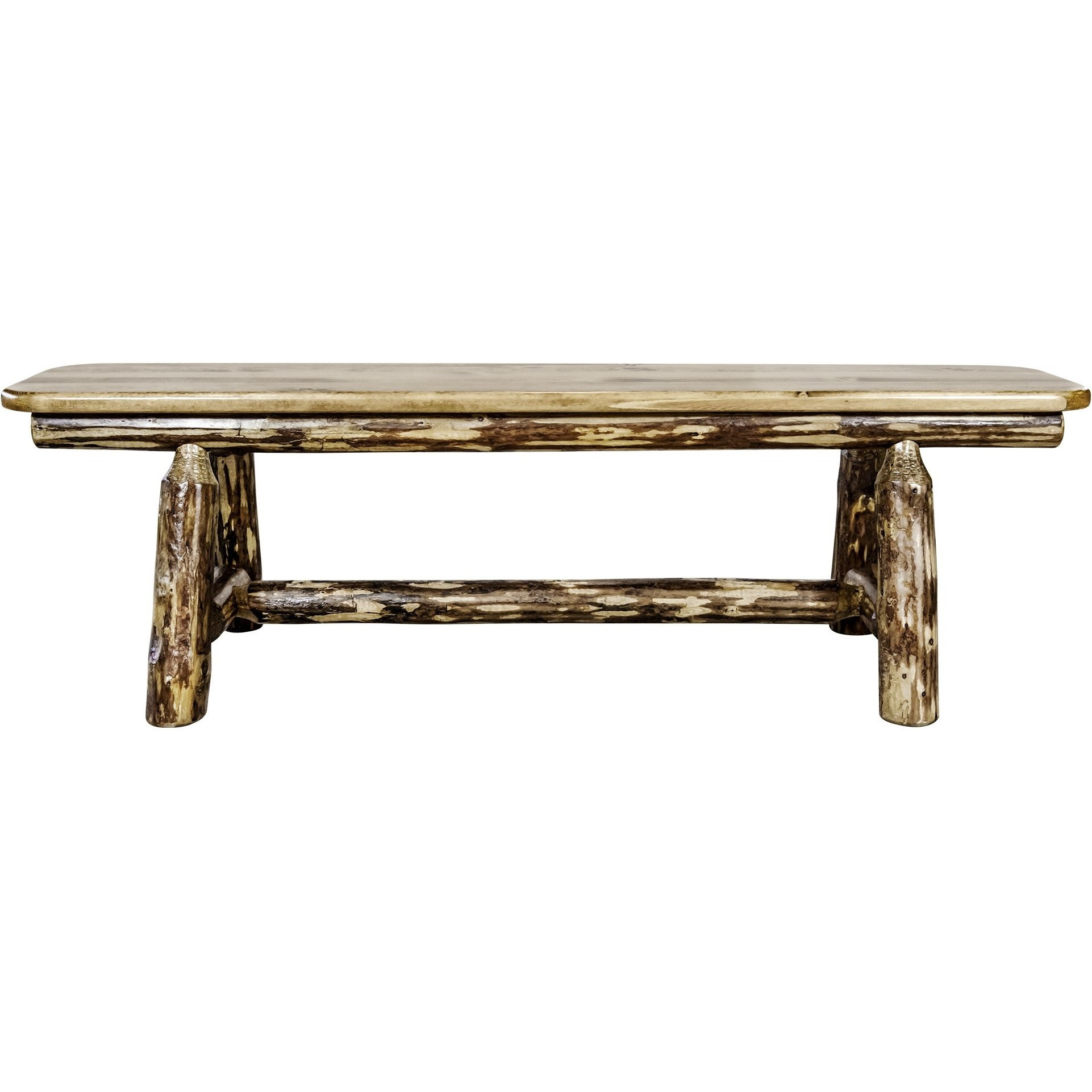 Glacier Country Collection Plank Style Bench, 5 Foot