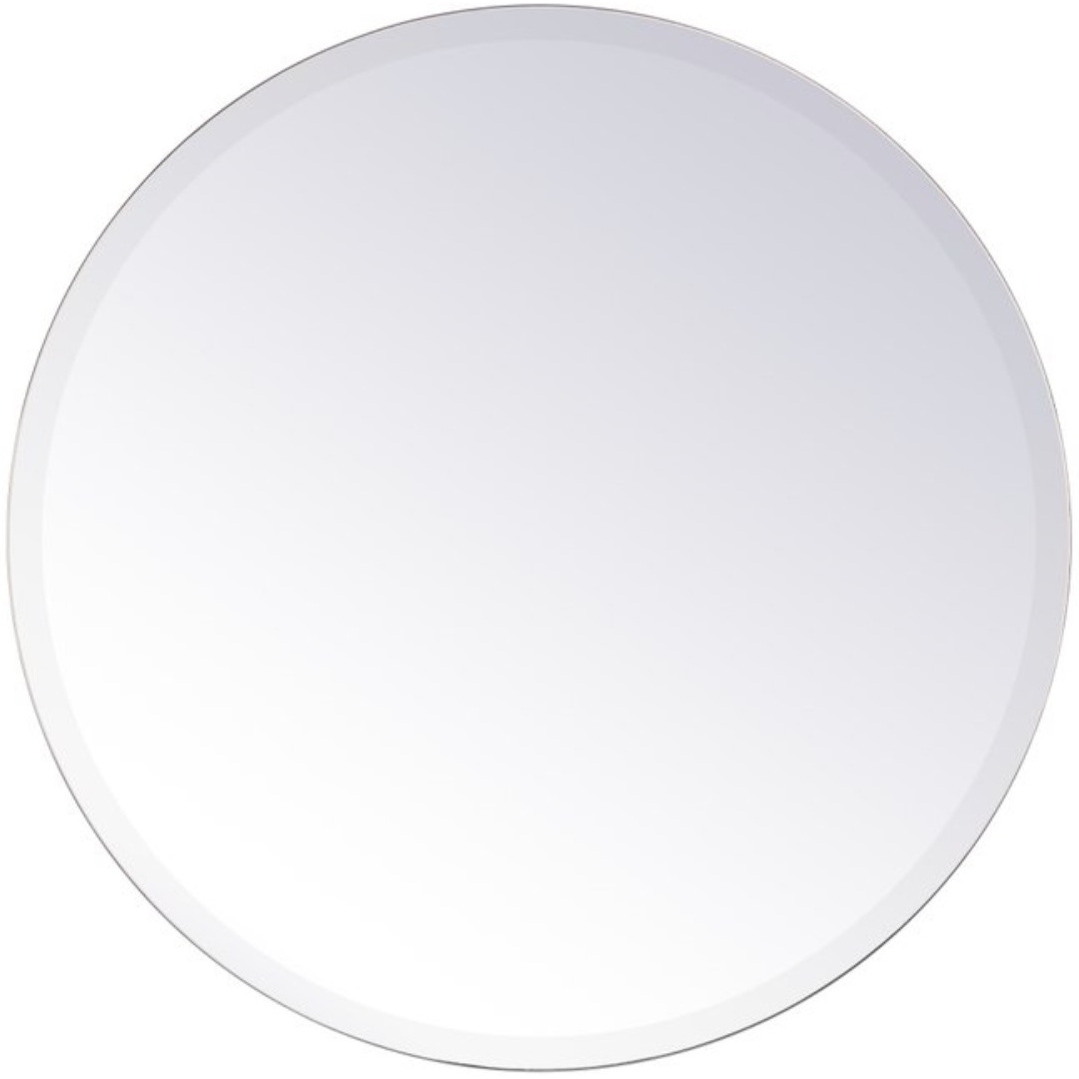Gracin Round Mirror 24 inch in Clear