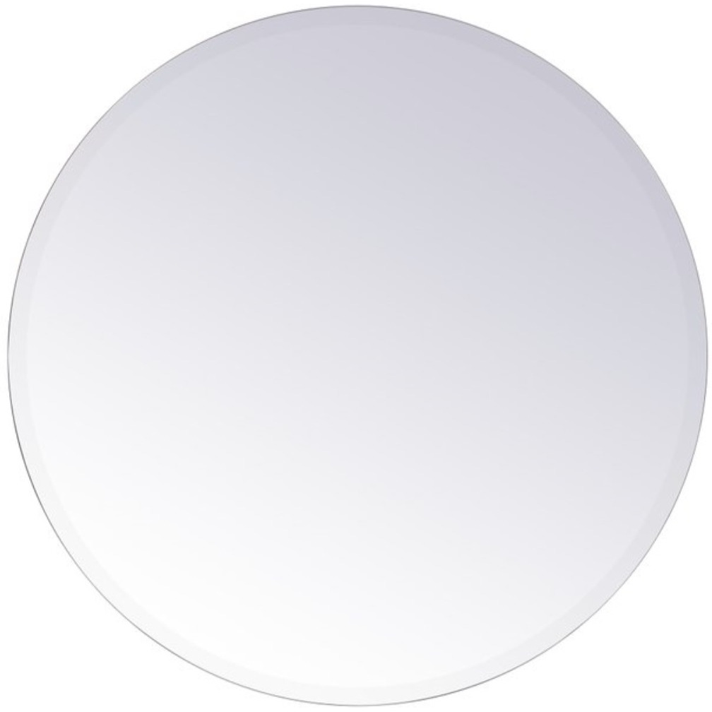 Gracin Round Mirror 28 inch in Clear