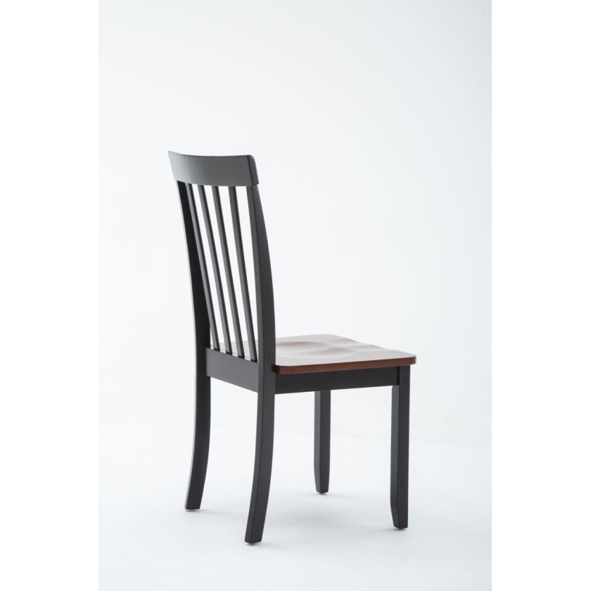 Bloomington Dining Chair[Black/Cherry]2PK