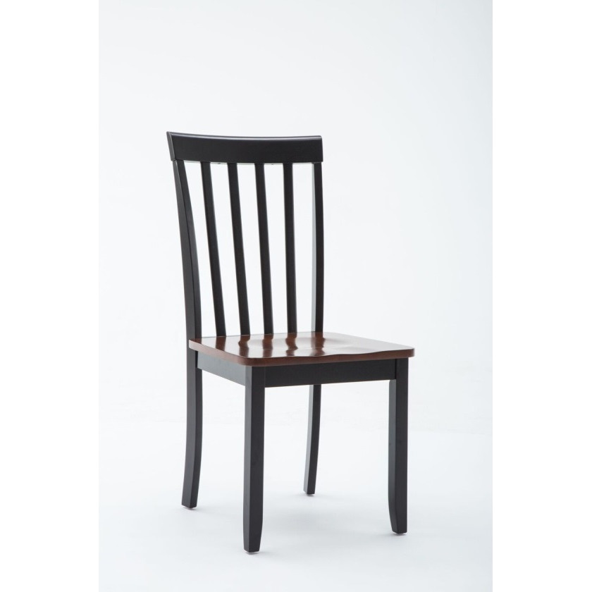 Bloomington Dining Chair[Black/Cherry]2PK