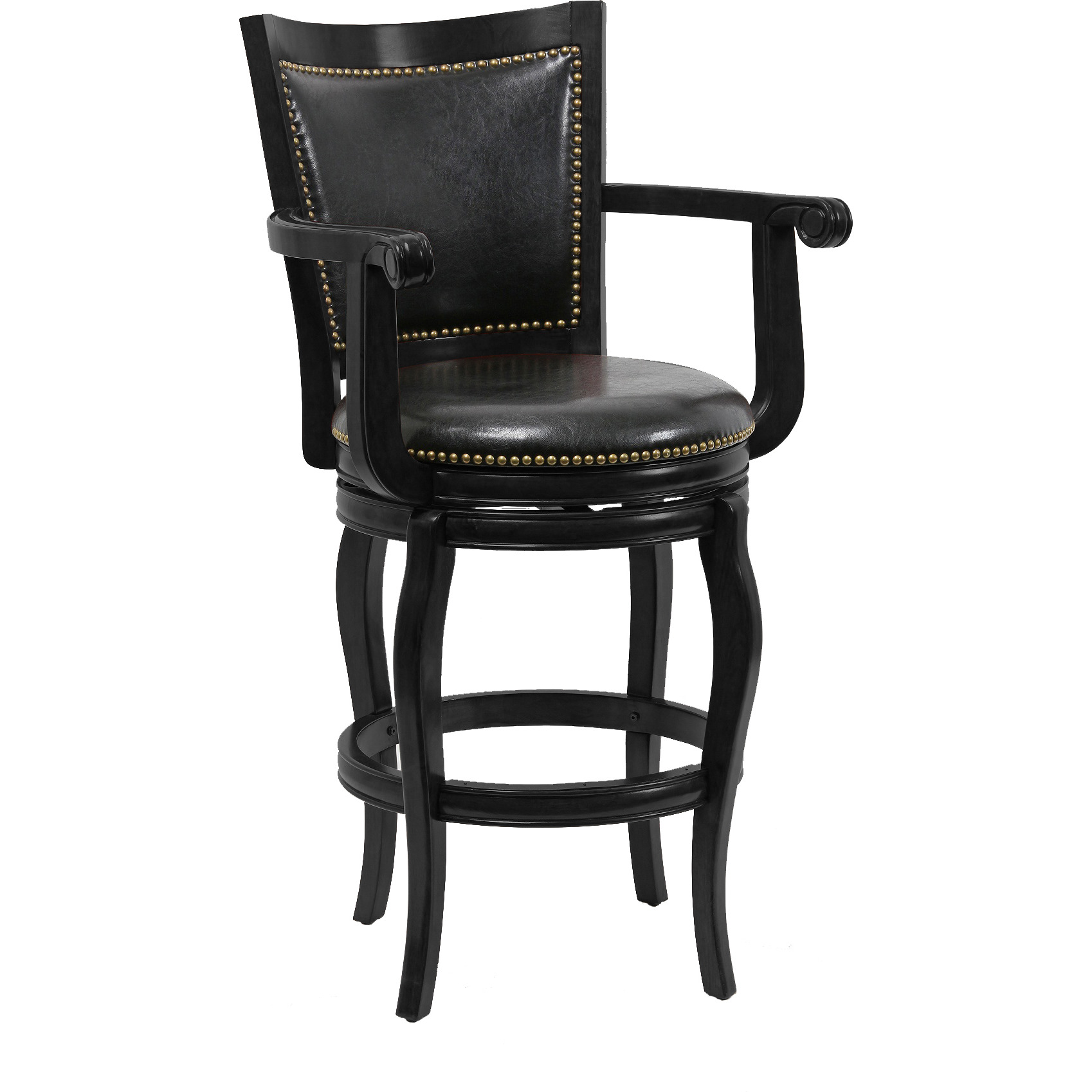 Jones 29" Swivel Bar Stool - Black