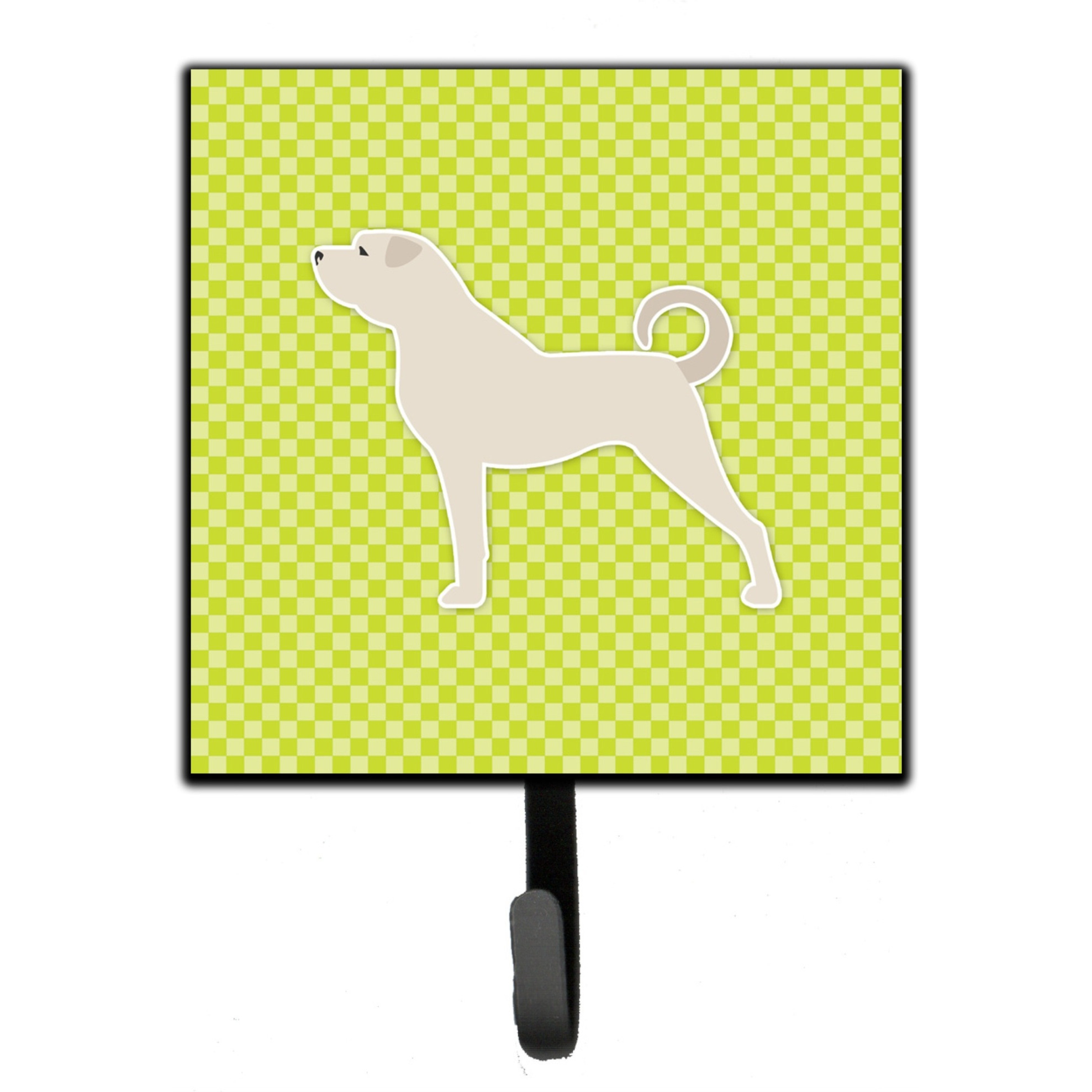 &quotCaroline's Treasures Anatolian Shepherd Checkerboard Green Leash or Key Holder BB3877SH4, Small, Multicolor"