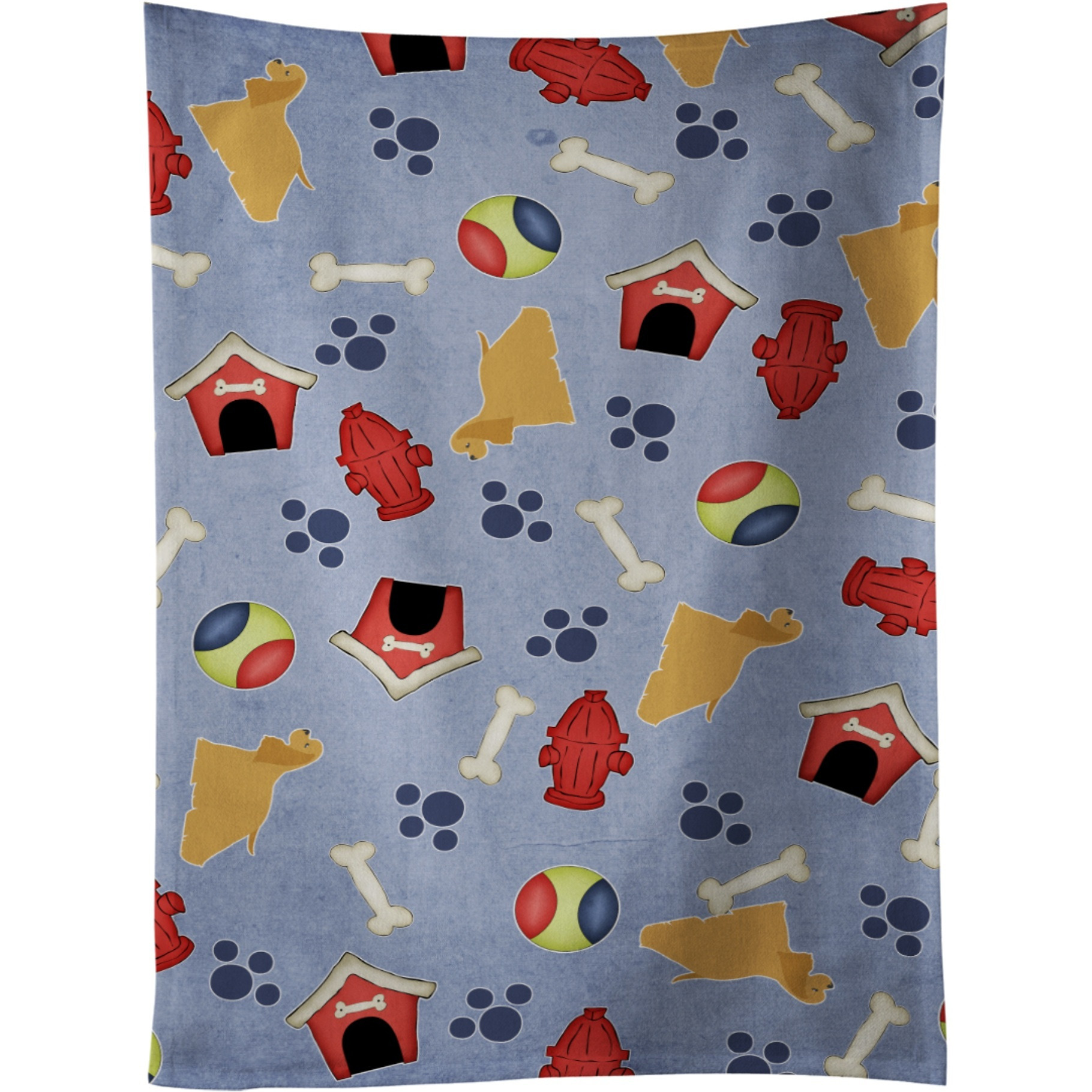 &quotCaroline's Treasures BB3886KTWL Cocker Spaniel Dog House Collection Kitchen Towel, 25"" x 15"", Multicolor"
