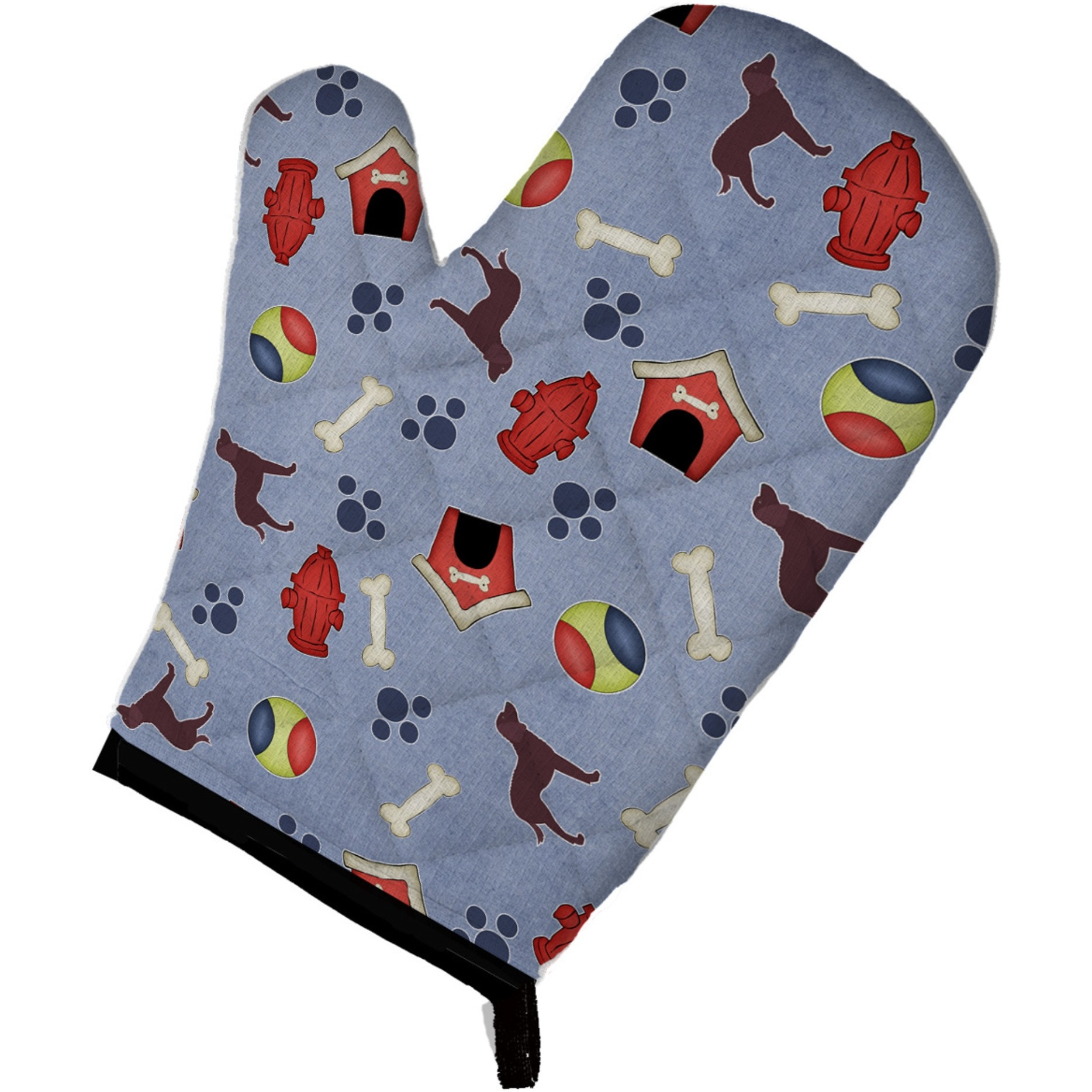 &quotCaroline's Treasures BB3901OVMT American Water Spaniel Dog House Collection Oven Mitt, 12"" by 8.5"", Multicolor"