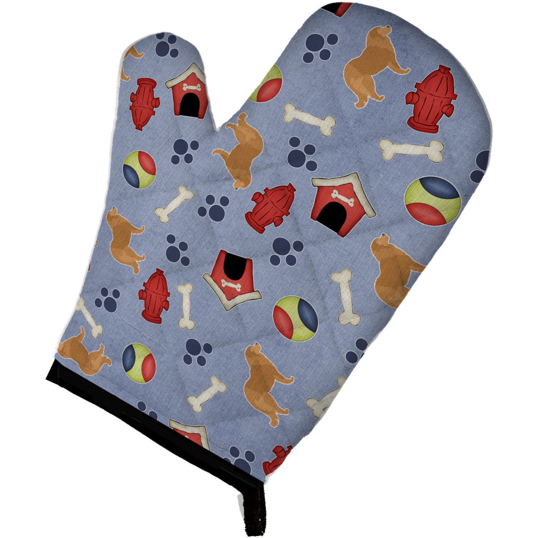 &quotCaroline's Treasures BB3925OVMT Caucasian Shepherd Dog House Collection Oven Mitt, 12"" by 8.5"", Multicolor"