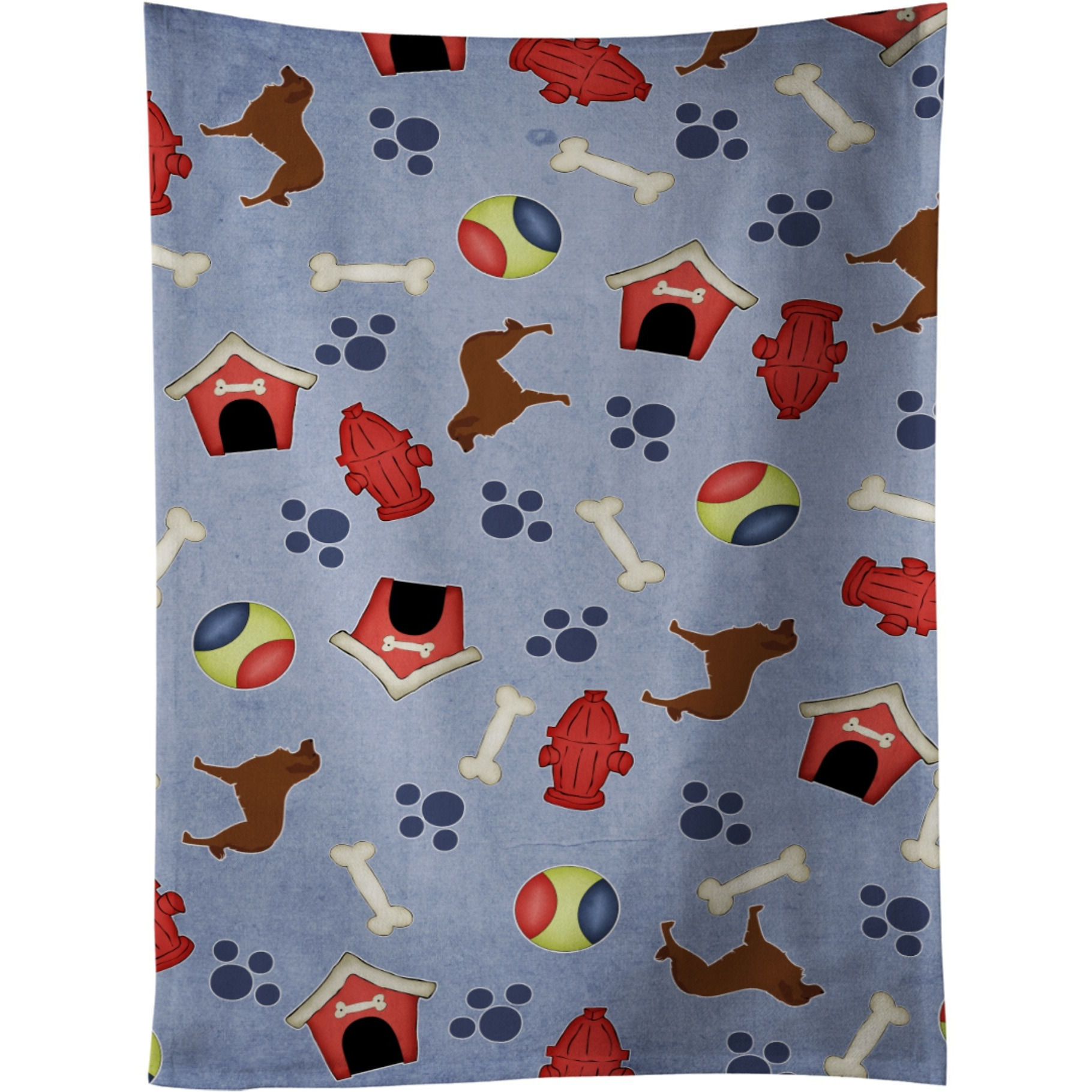 &quotCaroline's Treasures BB3931KTWL Portuguese Sheepdog Dog Kitchen Towel, 25"" x 15"", Multicolor"