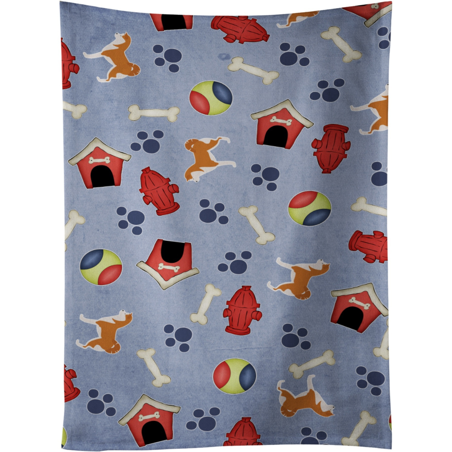 &quotCaroline's Treasures BB3972KTWL Akita Dog House Collection Kitchen Towel, 25"" x 15"", Multicolor"