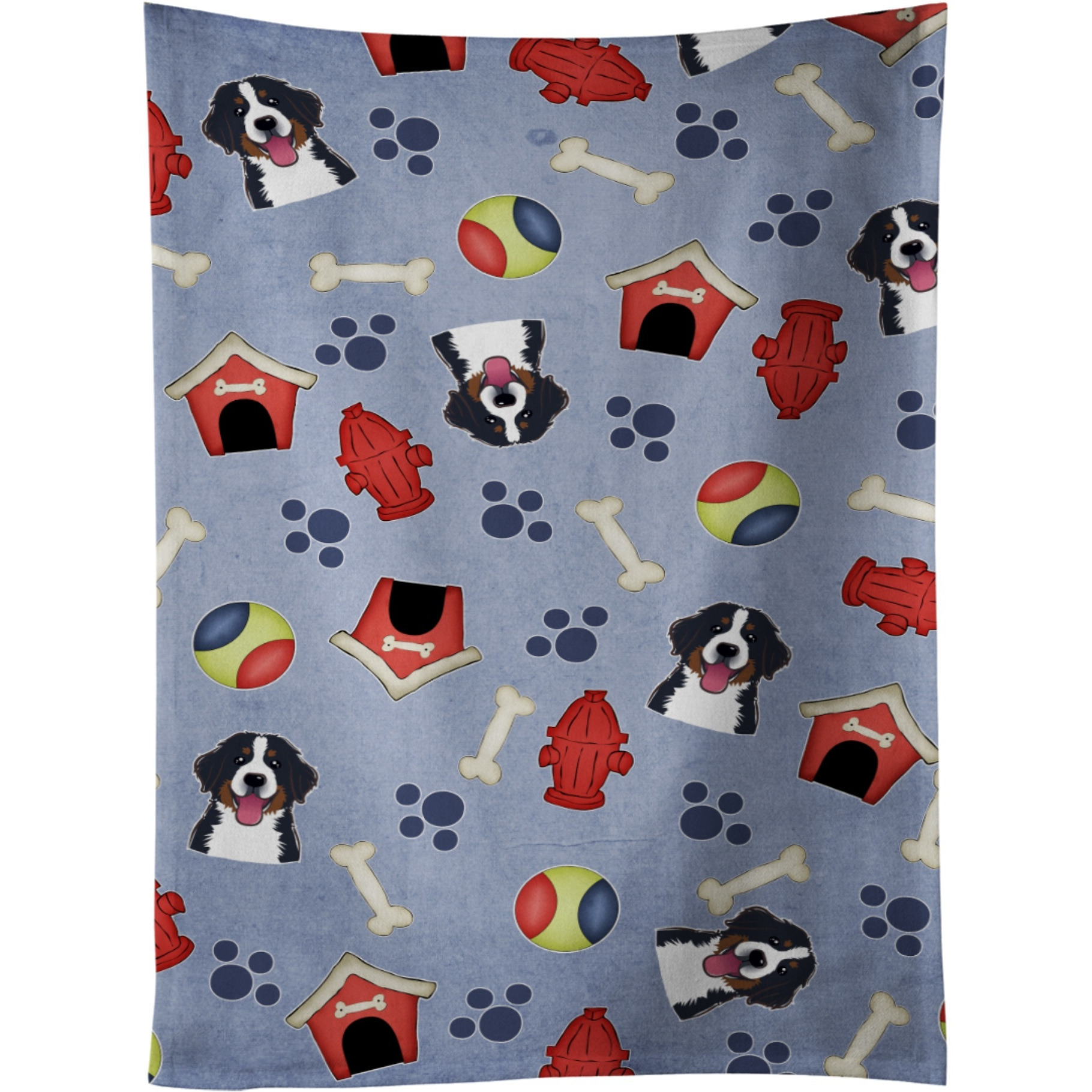 &quotCaroline's Treasures BB4016KTWL Bernese Mountain Dog Kitchen Towel, 25"" x 15"", Multicolor"