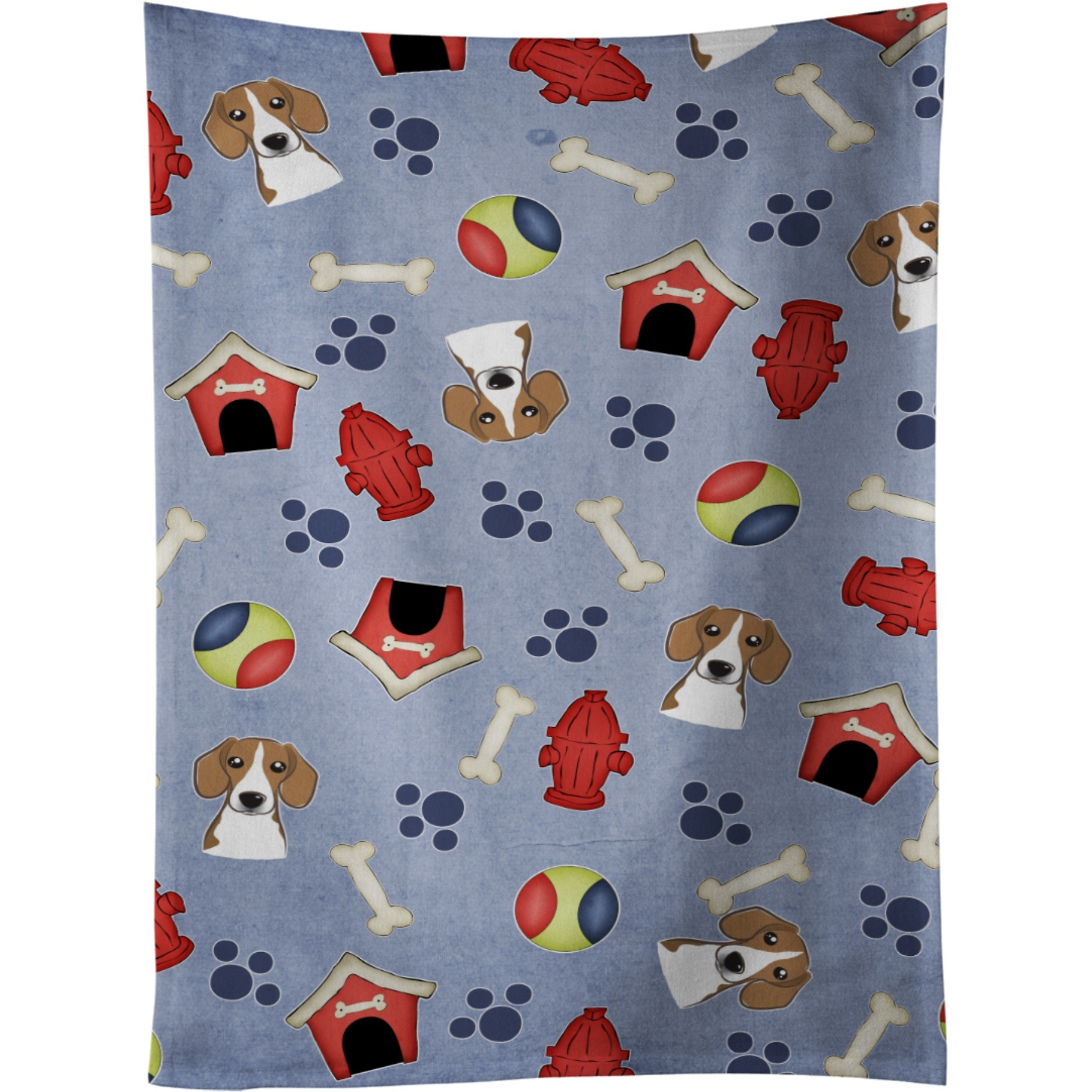 &quotCaroline's Treasures BB4018KTWL Dog House Collection Beagle Kitchen Towel, 25"" x 15"", Multicolor"