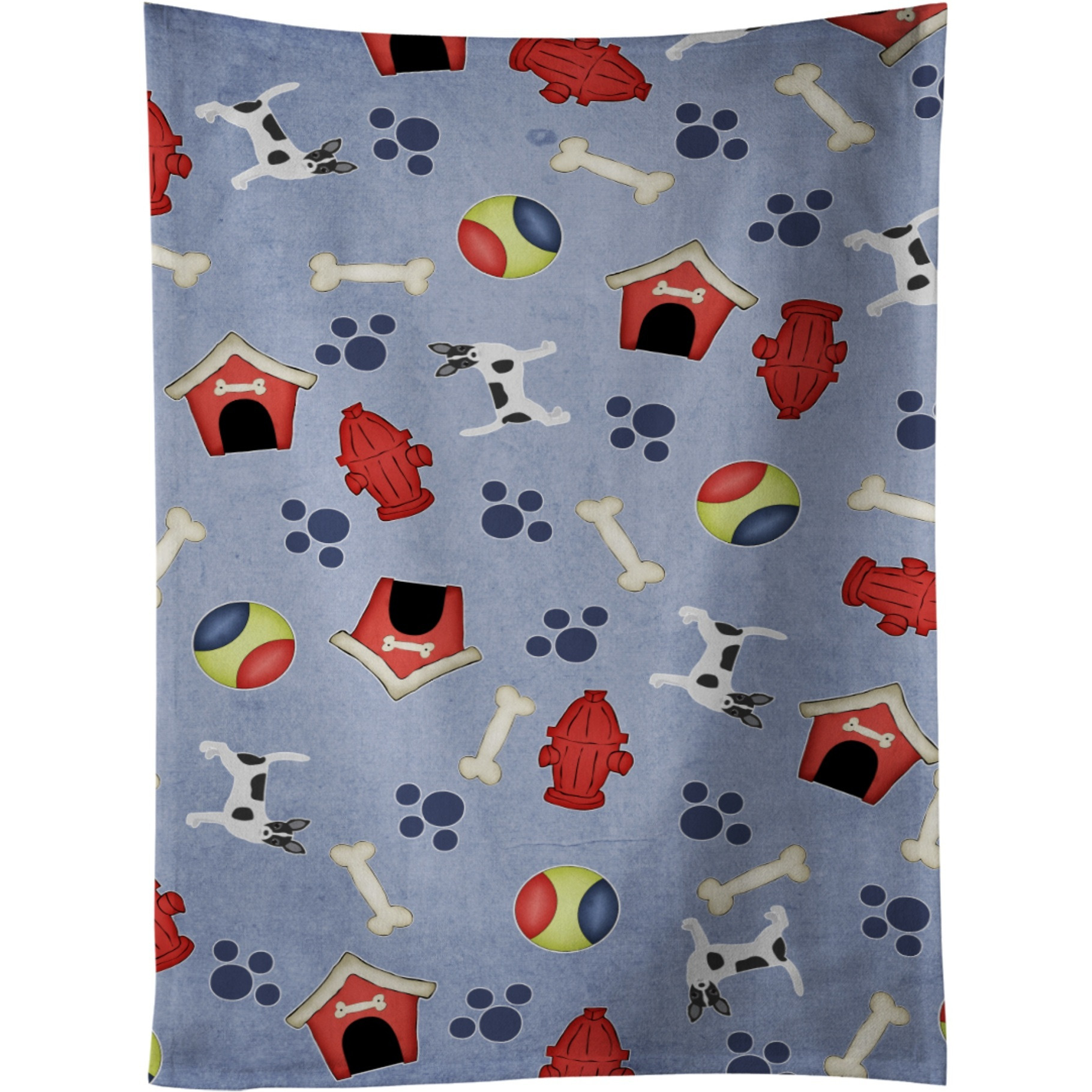 &quotCaroline's Treasures BB4071KTWL Dog House Market Chihuahua Kitchen Towel, 25"" x 15"", Multicolor"