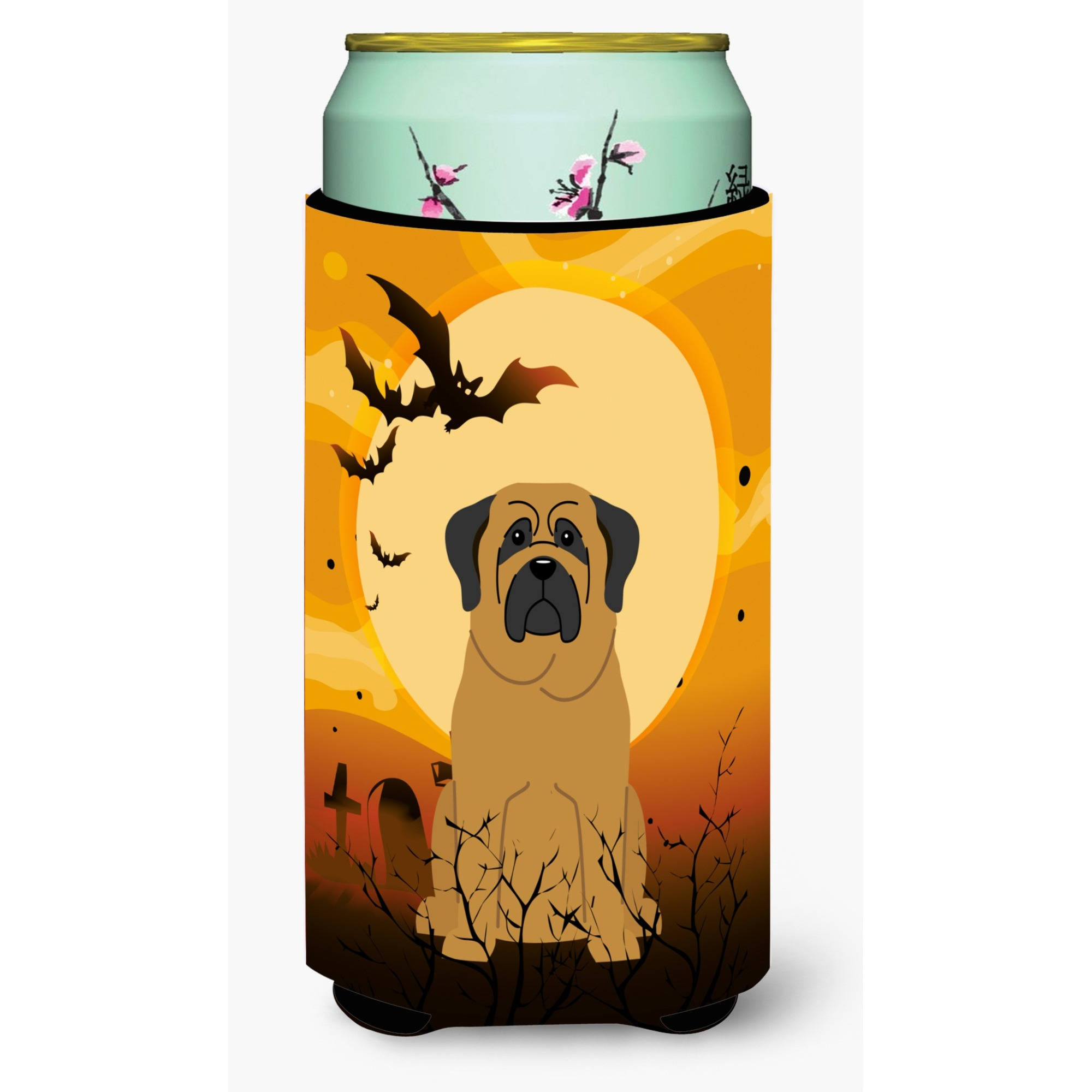 &quotCaroline's Treasures Halloween Mastiff Tall Boy Beverage Insulator Hugger BB4284TBC, Multicolor"