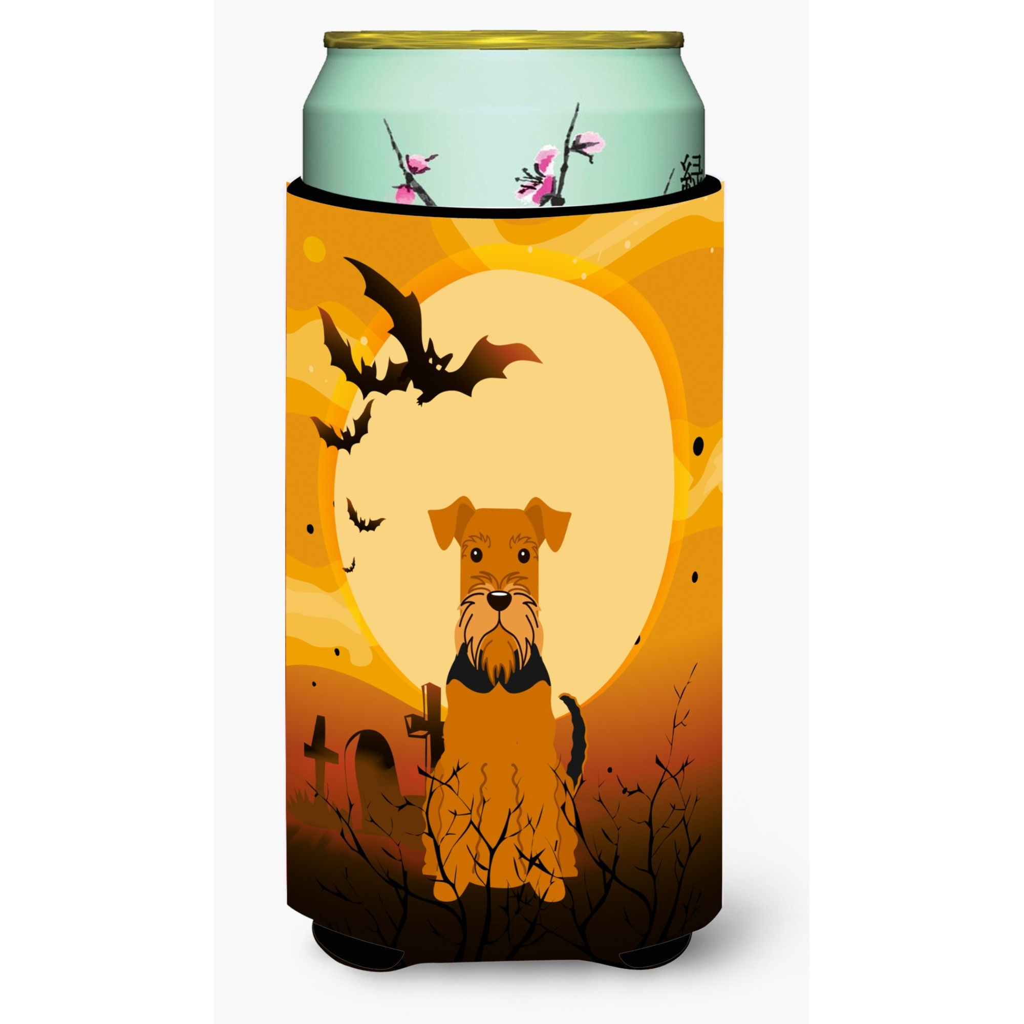 &quotCaroline's Treasures Halloween Airedale Tall Boy Beverage Insulator Hugger BB4307TBC, Multicolor"