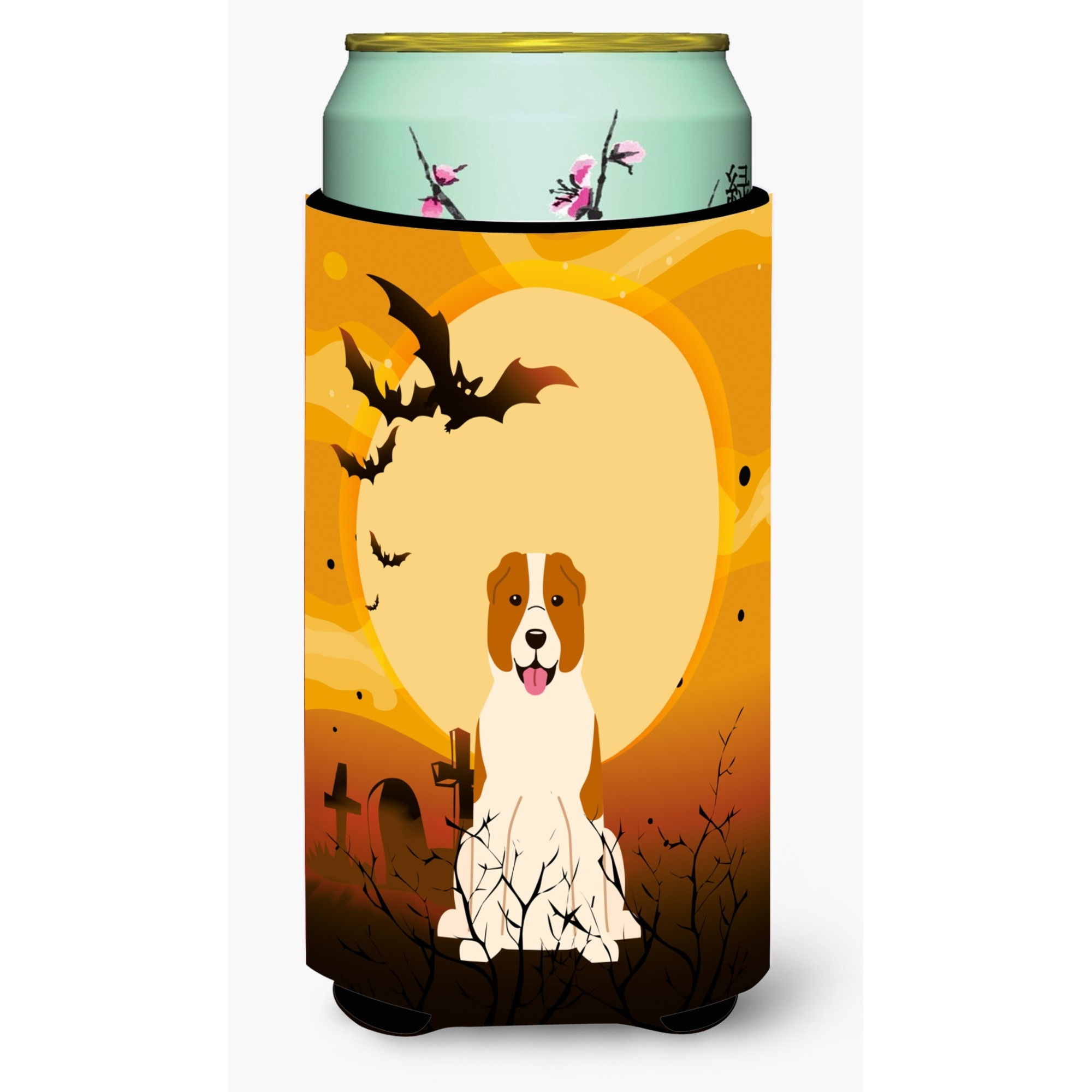 &quotCaroline's Treasures Halloween Central Asian Shepherd Dog Tall Boy Beverage Insulator Hugger BB4315TBC, Multicolor"