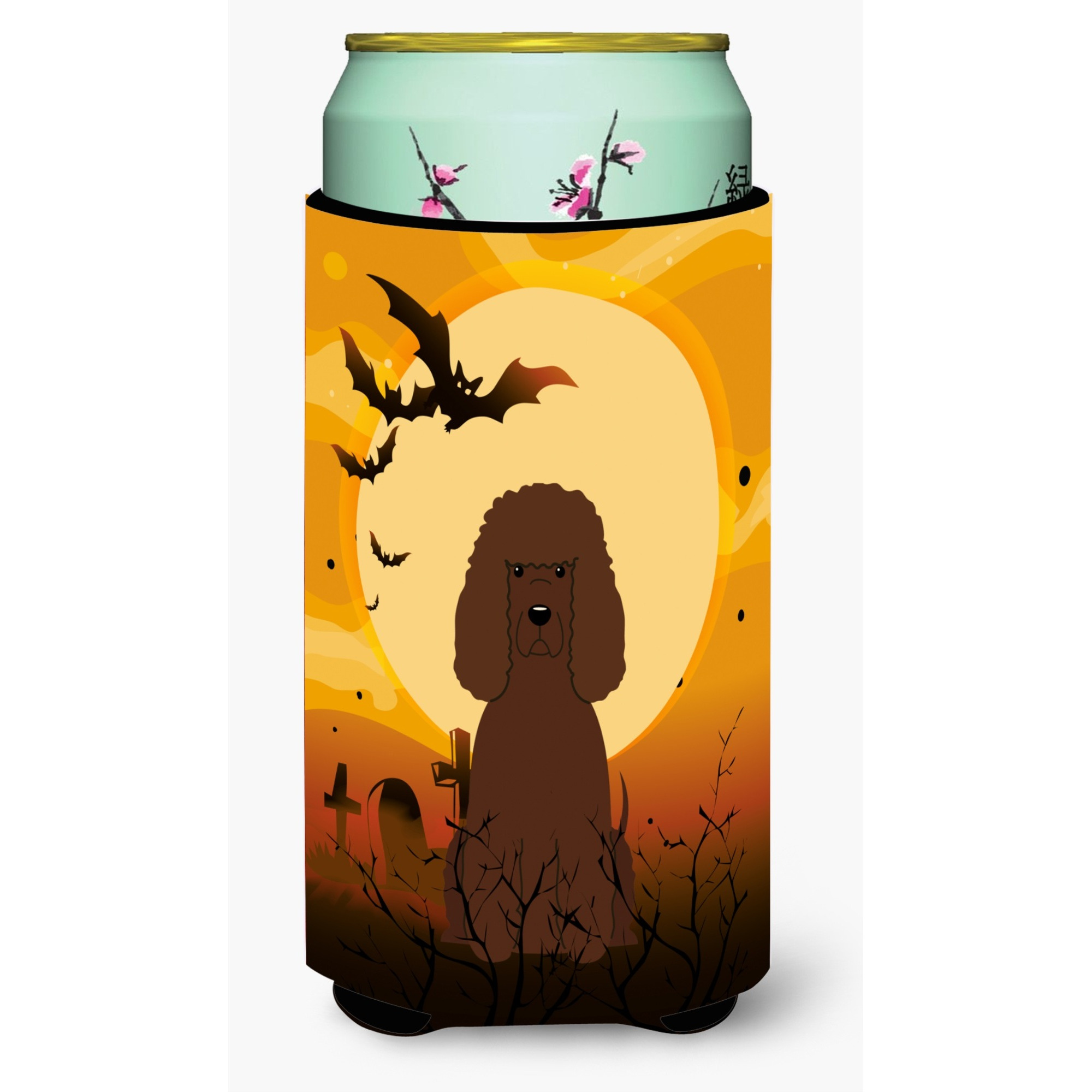 &quotCaroline's Treasures Halloween Irish Water Spaniel Tall Boy Beverage Insulator Hugger BB4329TBC, Multicolor"