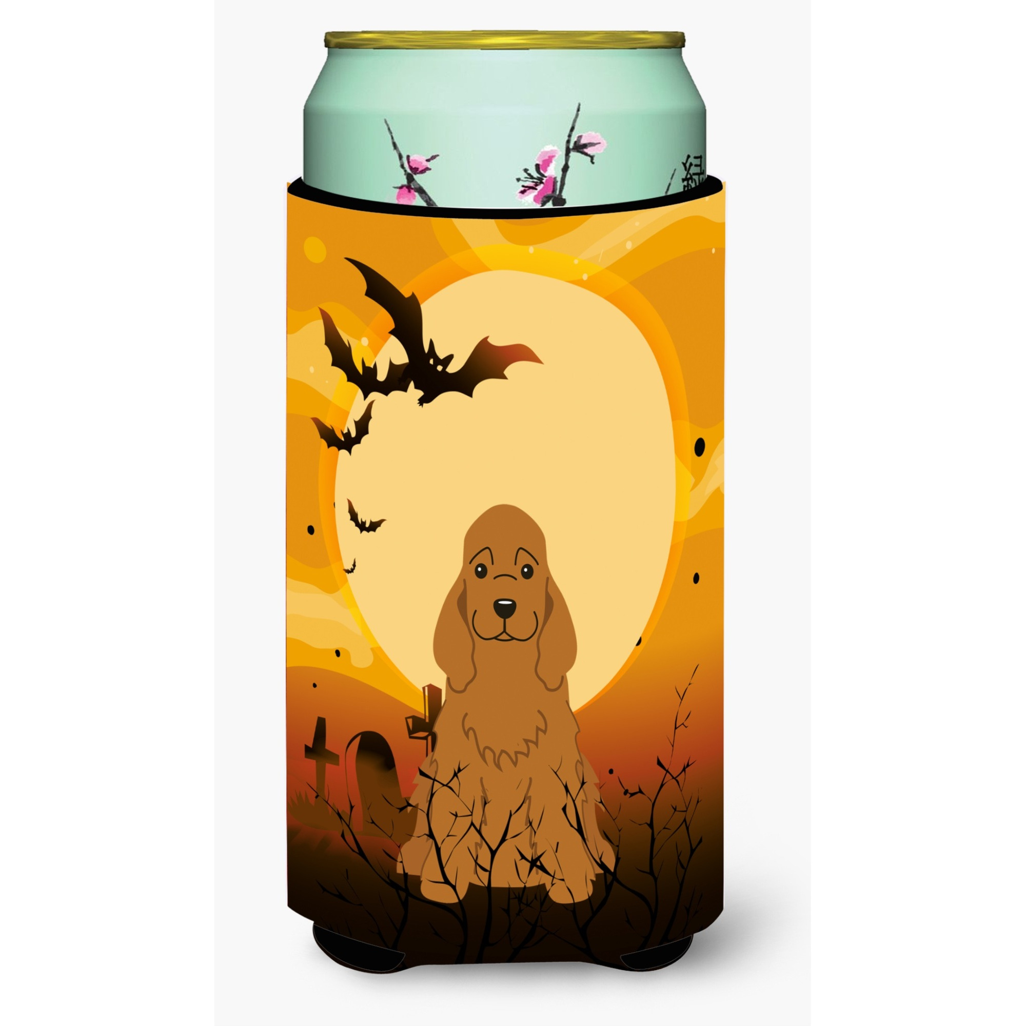 &quotCaroline's Treasures Halloween Cocker Spaniel Red Tall Boy Beverage Insulator Hugger BB4361TBC, Multicolor"