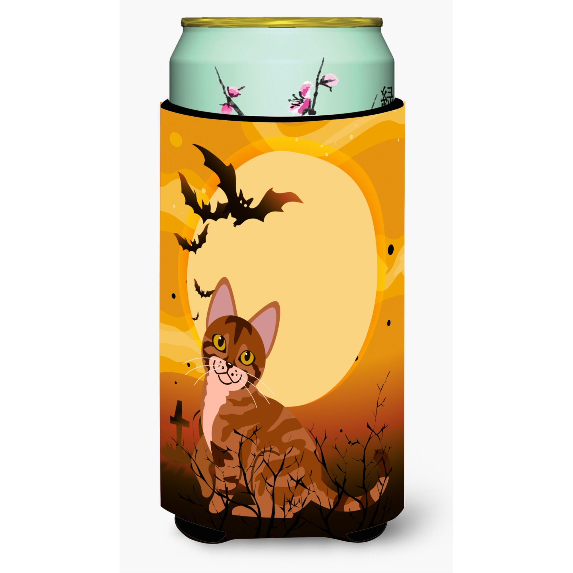 &quotCaroline's Treasures Halloween Sokoke Cat Tall Boy Beverage Insulator Hugger, Multicolor"