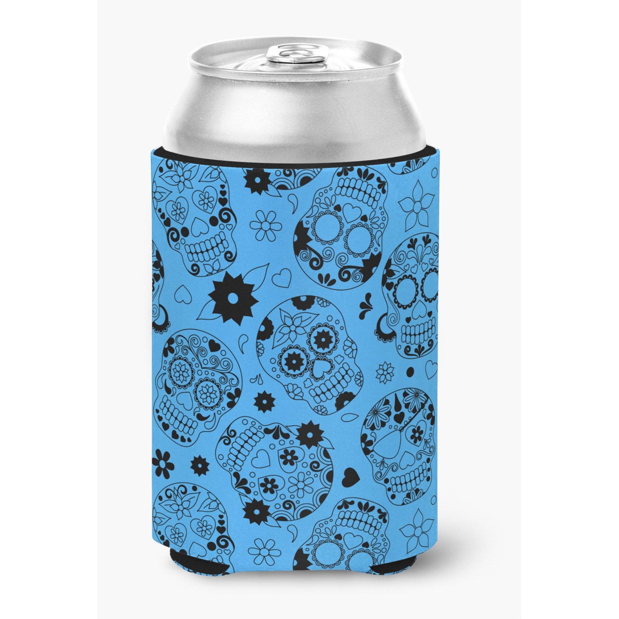 &quotCaroline's Treasures Day of The Dead Red Can or Bottle Hugger, Can Hugger, Multicolor"