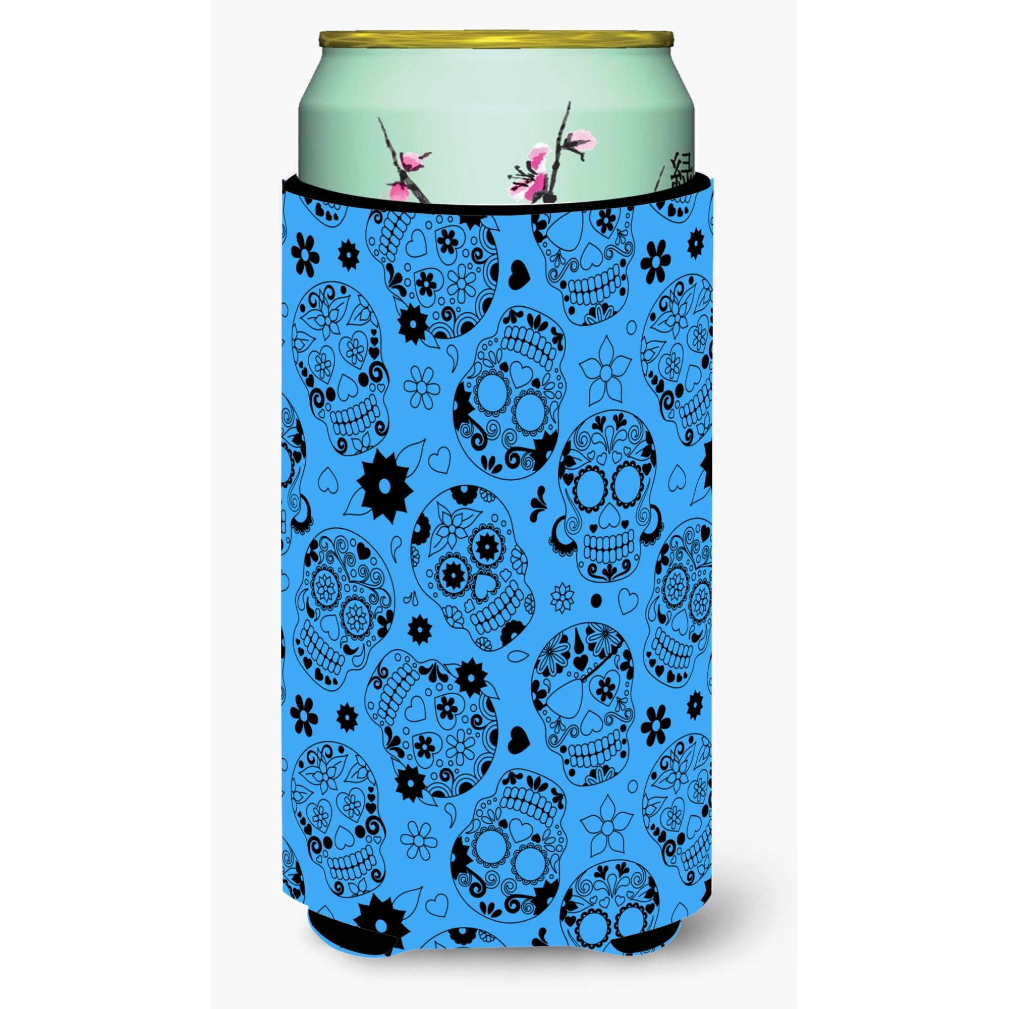 &quotCaroline's Treasures Day of The Dead Red Tall Boy Beverage Insulator Hugger, Multicolor"