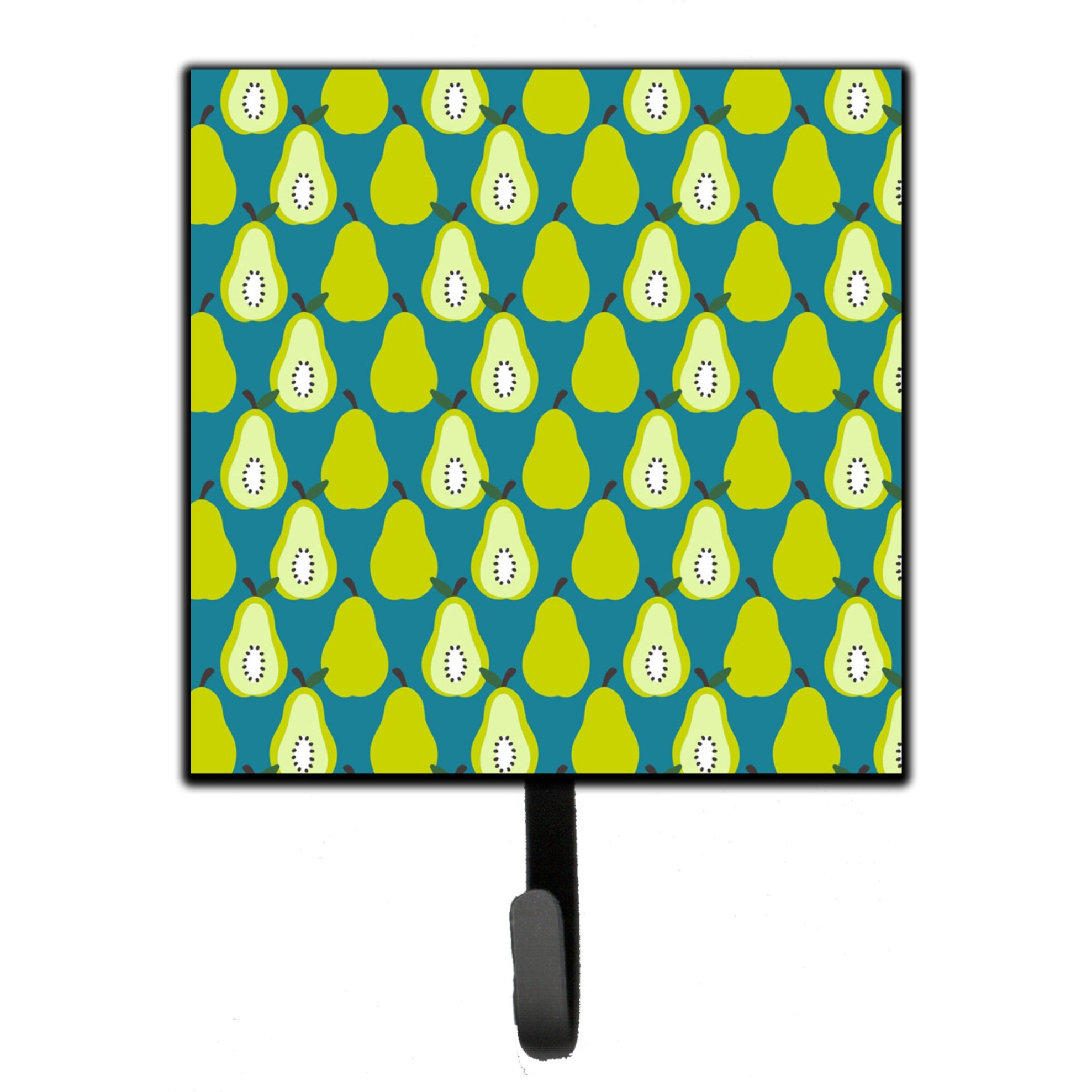 &quotCaroline's Treasures Pears on Green Wall Hook, Small, Multicolor"