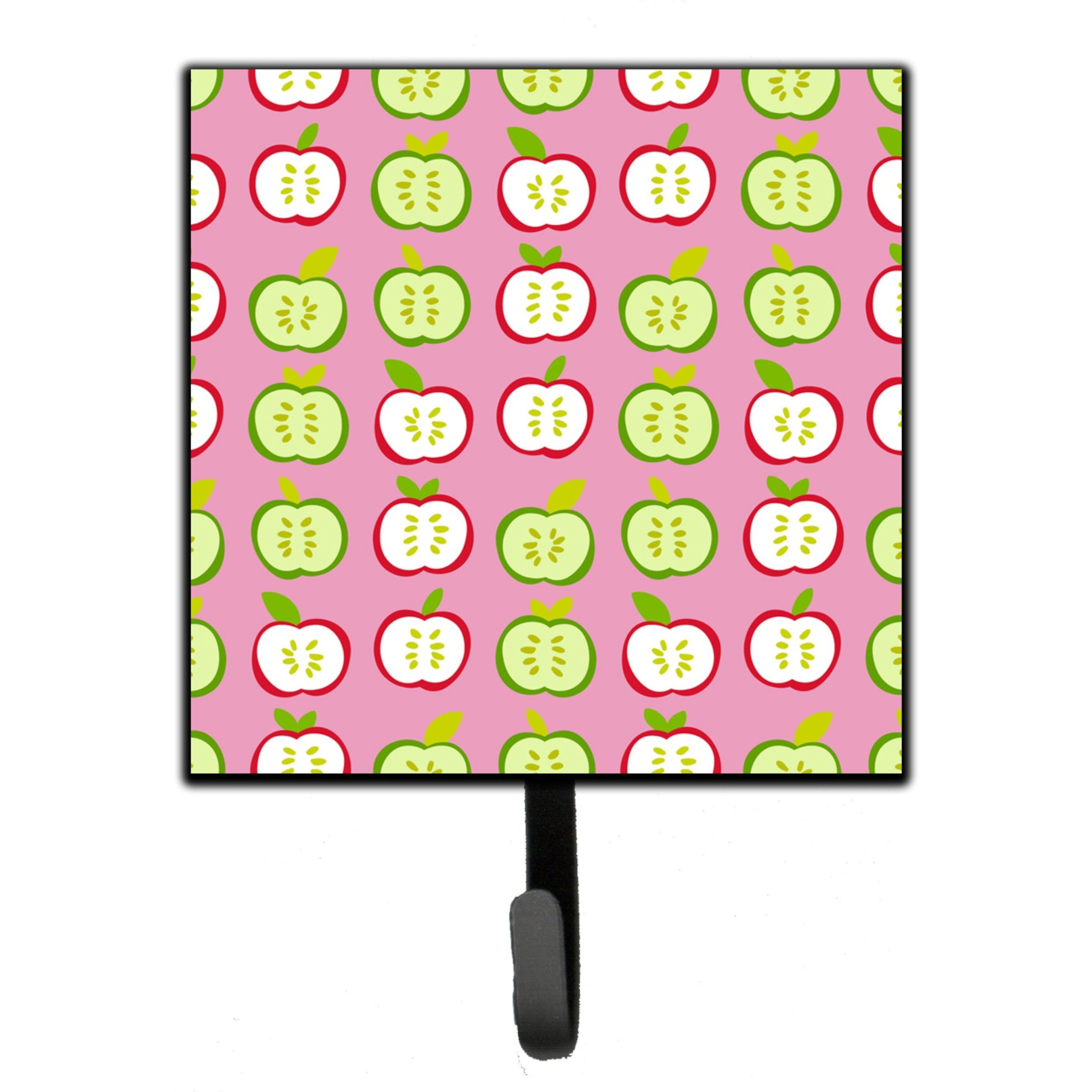 &quotCaroline's Treasures Apples on Pink Wall Hook, Small, Multicolor"