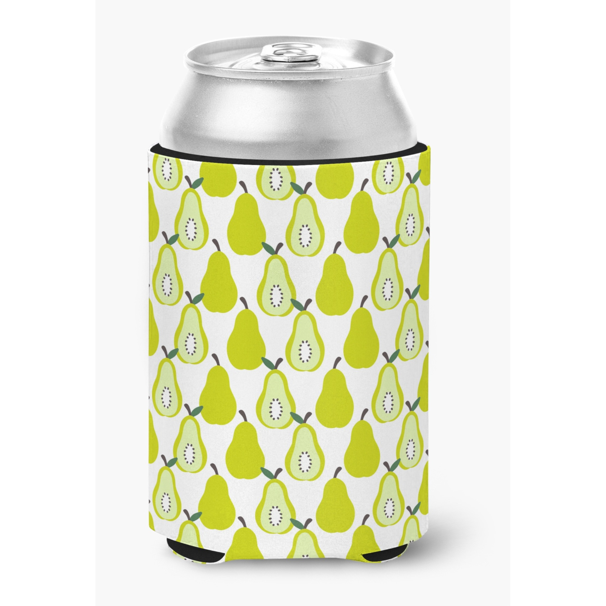 &quotCaroline's Treasures Pears On White Can or Bottle Hugger, Can Hugger, Multicolor"