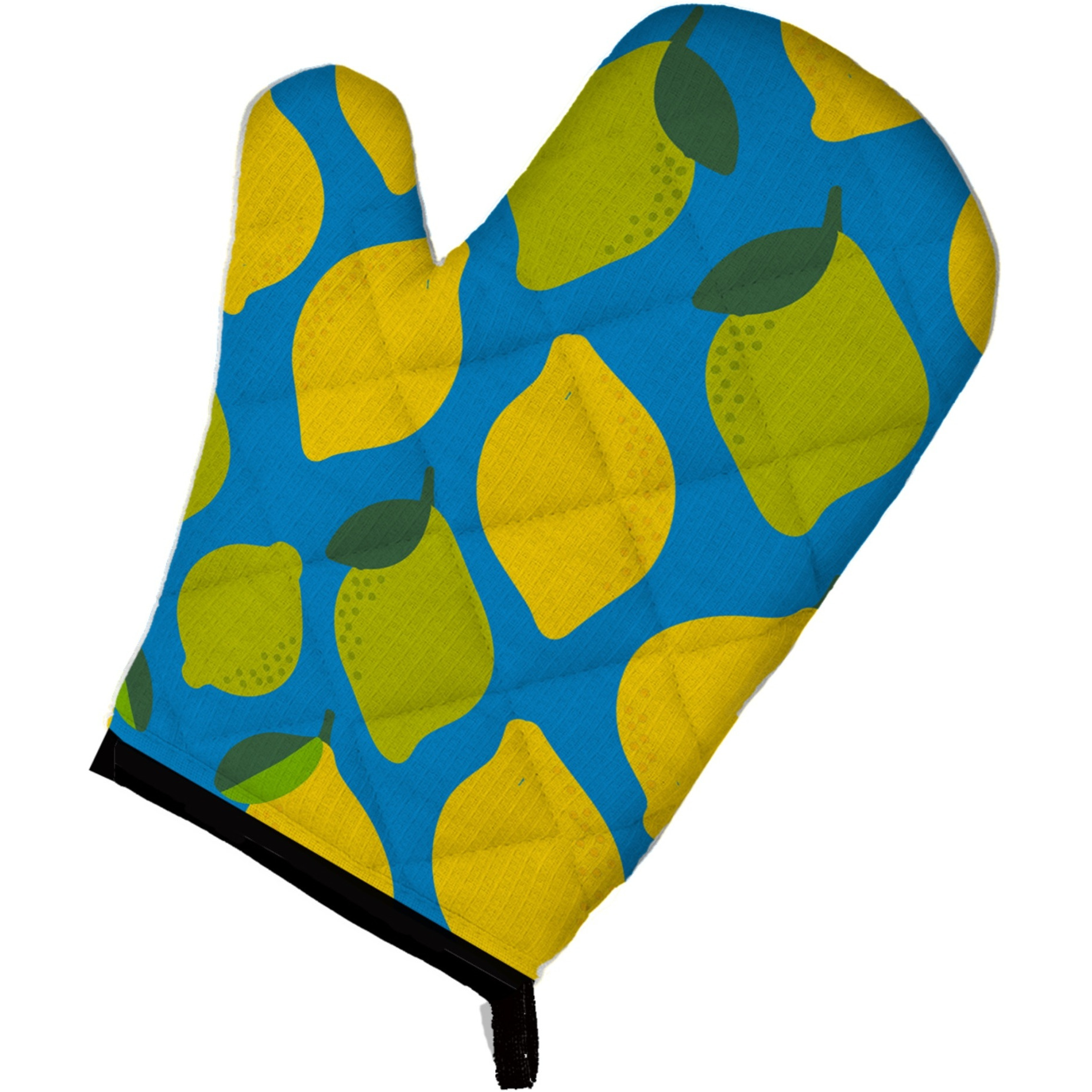 &quotCaroline's Treasures Lemons and Limes Oven Mitt, Multicolor, 12"" x 8.5"""