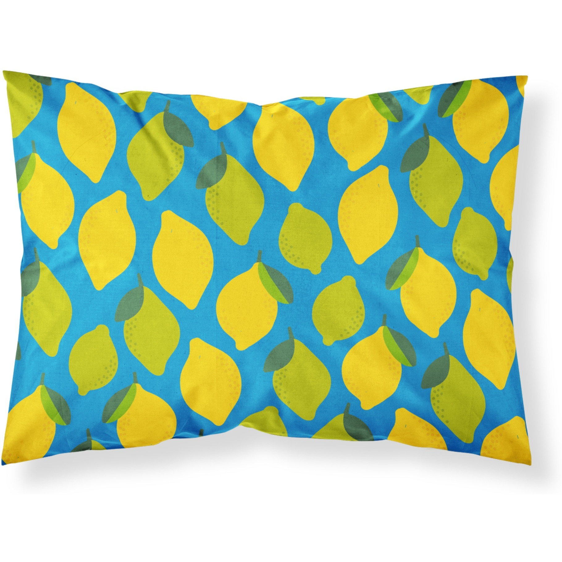 &quotCaroline's Treasures Lemons and Limes Pillowcase, Standard, Multicolor"