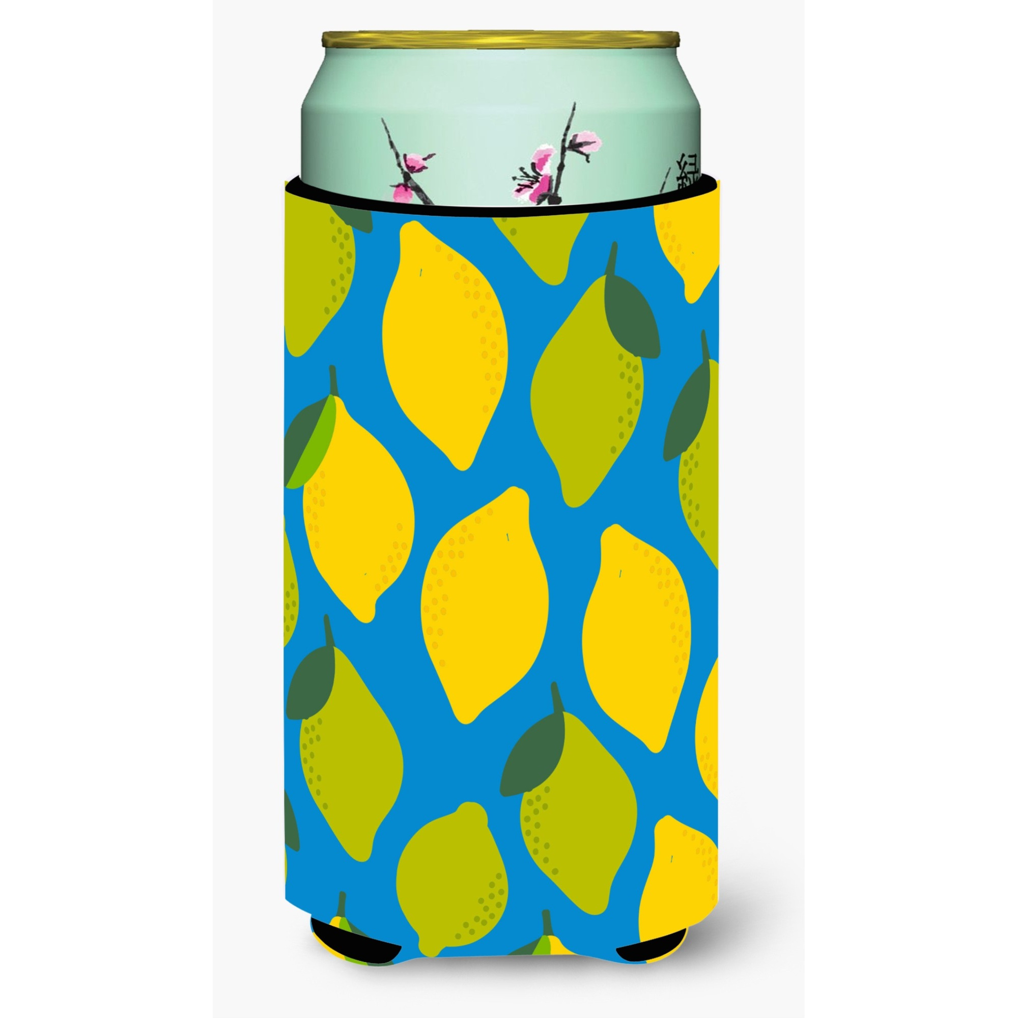 &quotCaroline's Treasures Lemons & Limes Tall Boy Beverage Insulator Hugger, Multicolor"