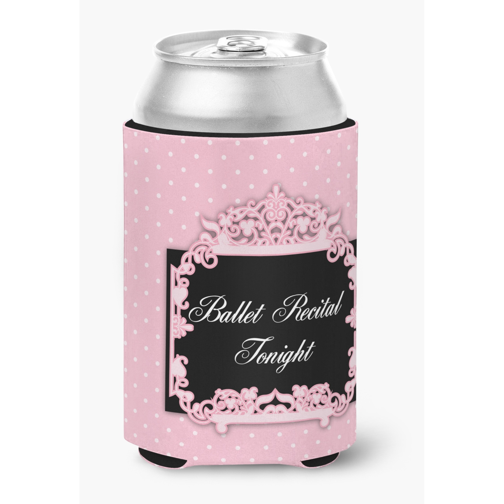 &quotCaroline's Treasures Ballerina Ballet Recital Tonight Can or Bottle Hugger, Can Hugger, Multicolor"