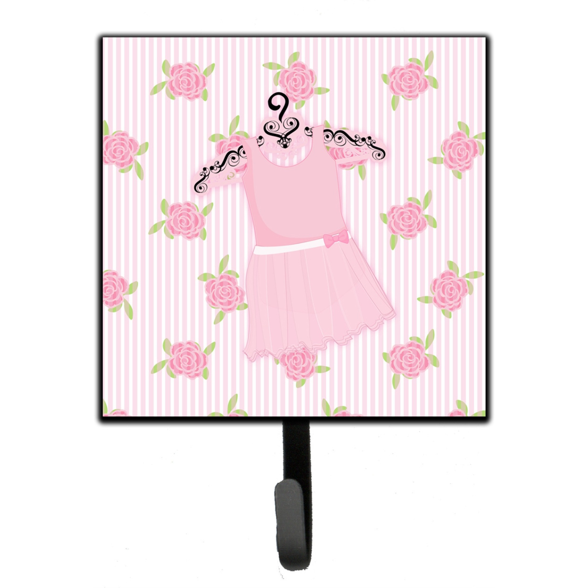 &quotCaroline's Treasures Ballerina Ballet Attire Wall Hook, Small, Multicolor"
