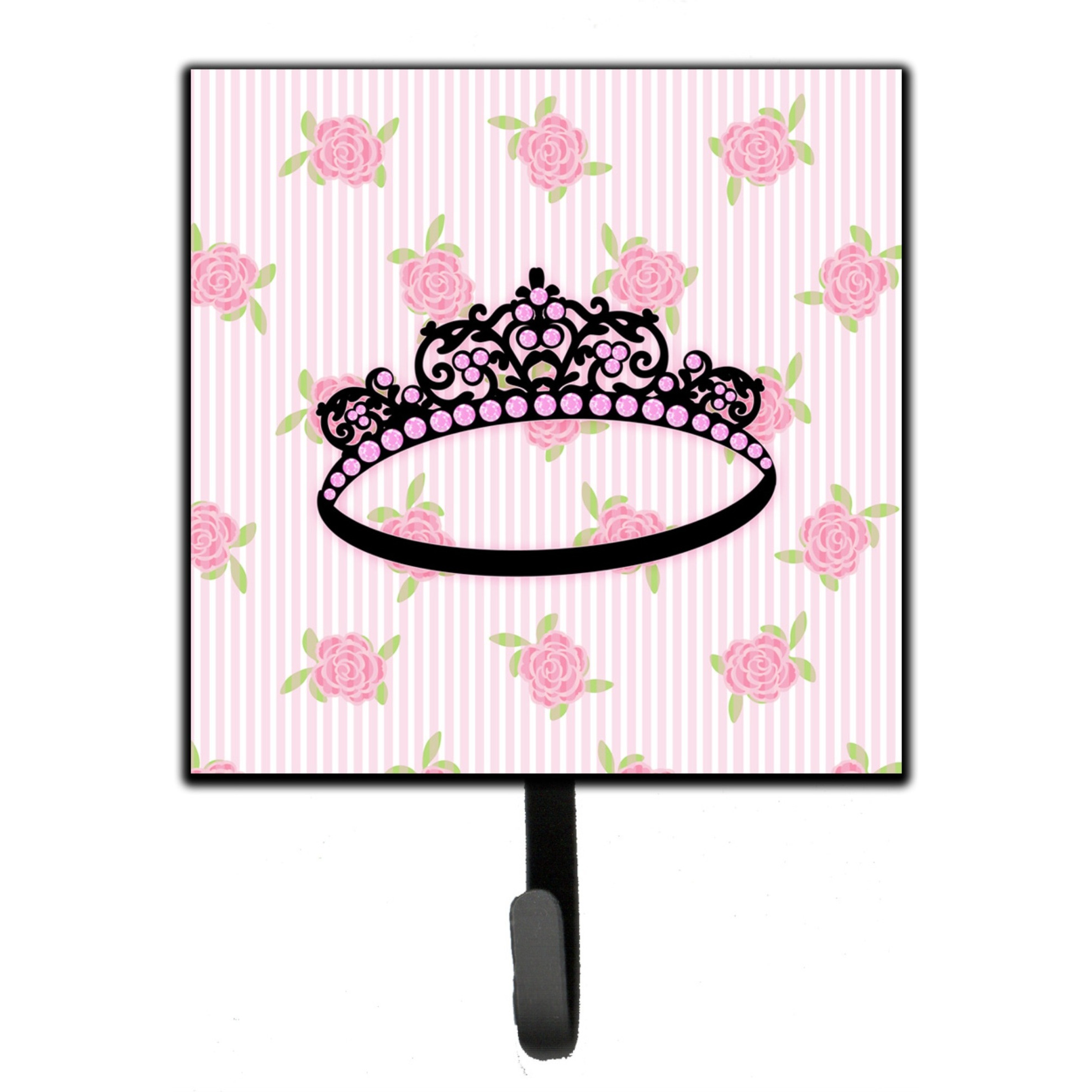 &quotCaroline's Treasures Ballerina Tiara Sparkles Wall Hook, Small, Multicolor"