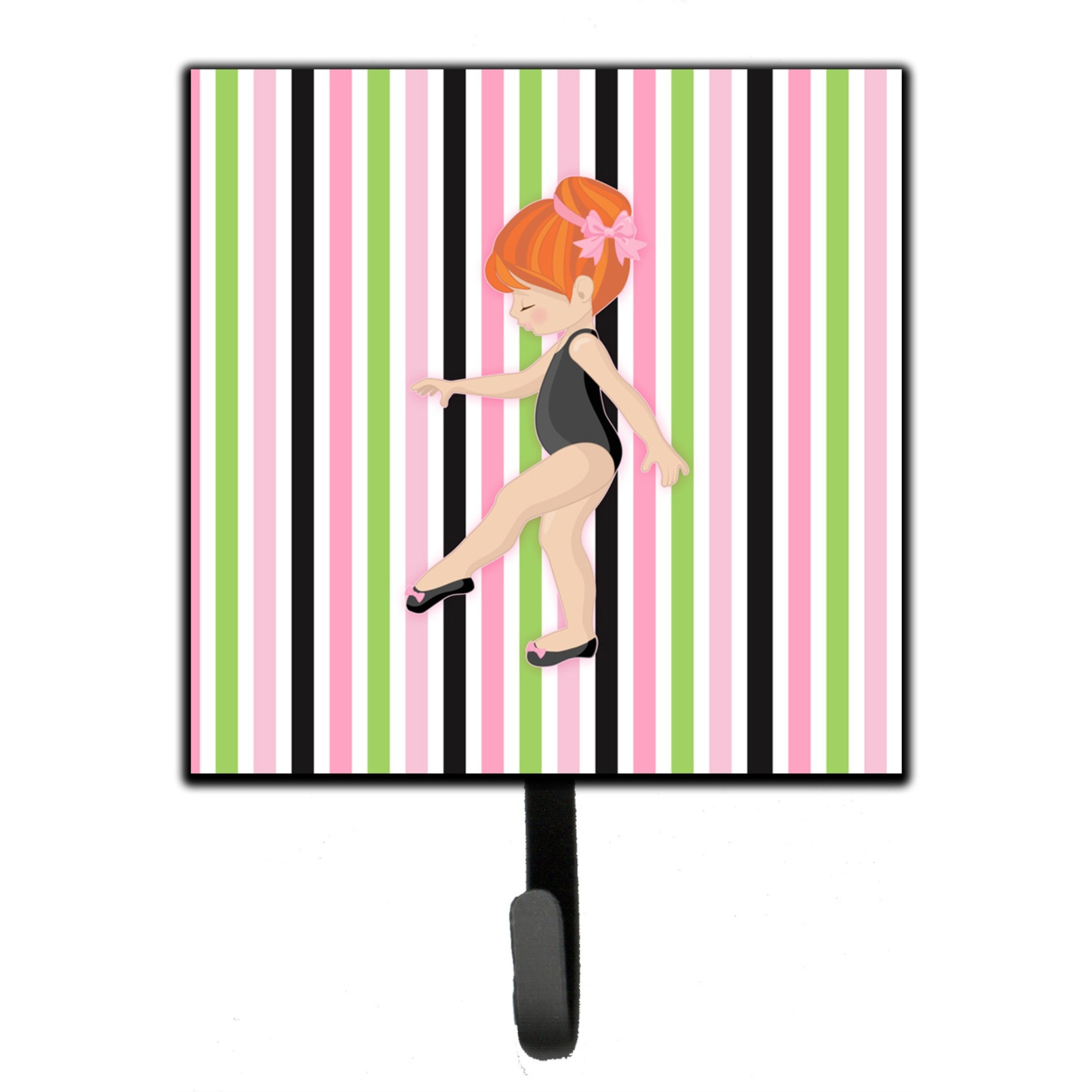 &quotCaroline's Treasures Ballerina Red Head Point Wall Hook, Small, Multicolor"