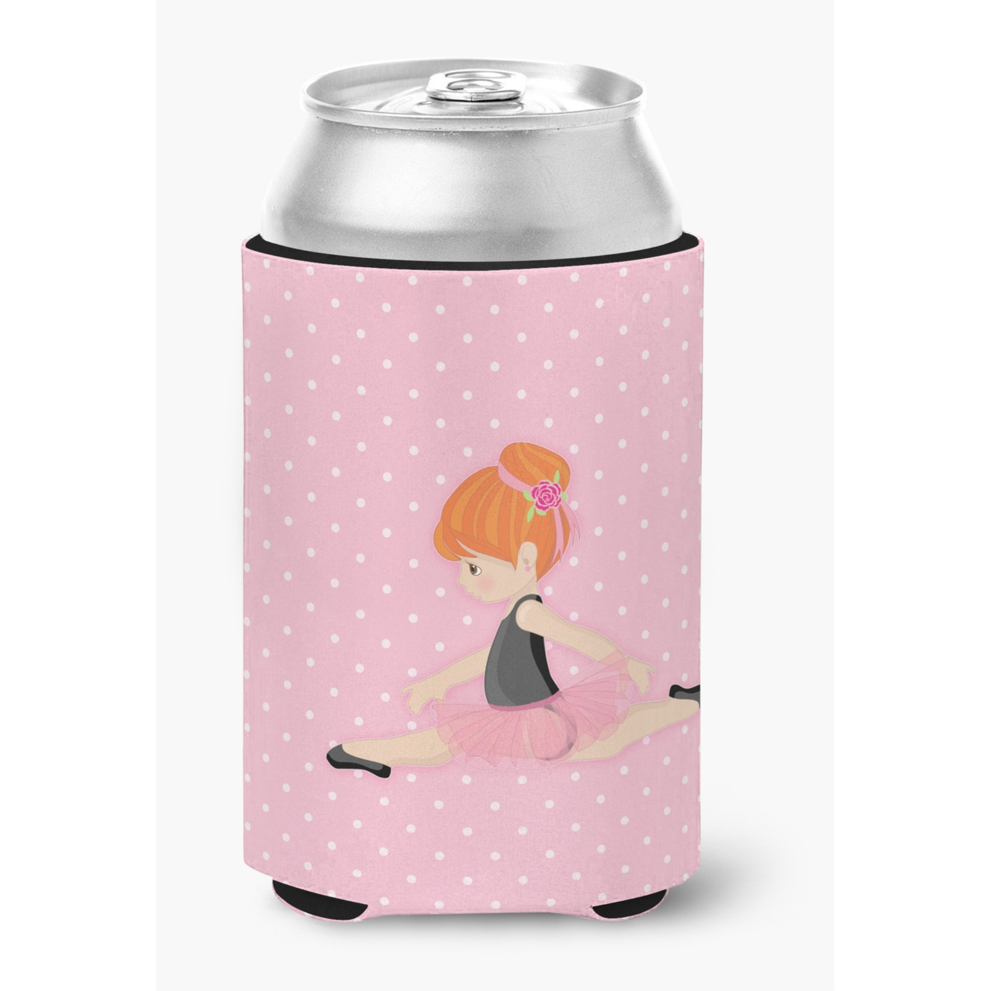 &quotCaroline's Treasures Ballerina Red Head Jete Can or Bottle Hugger, Can Hugger, Multicolor"