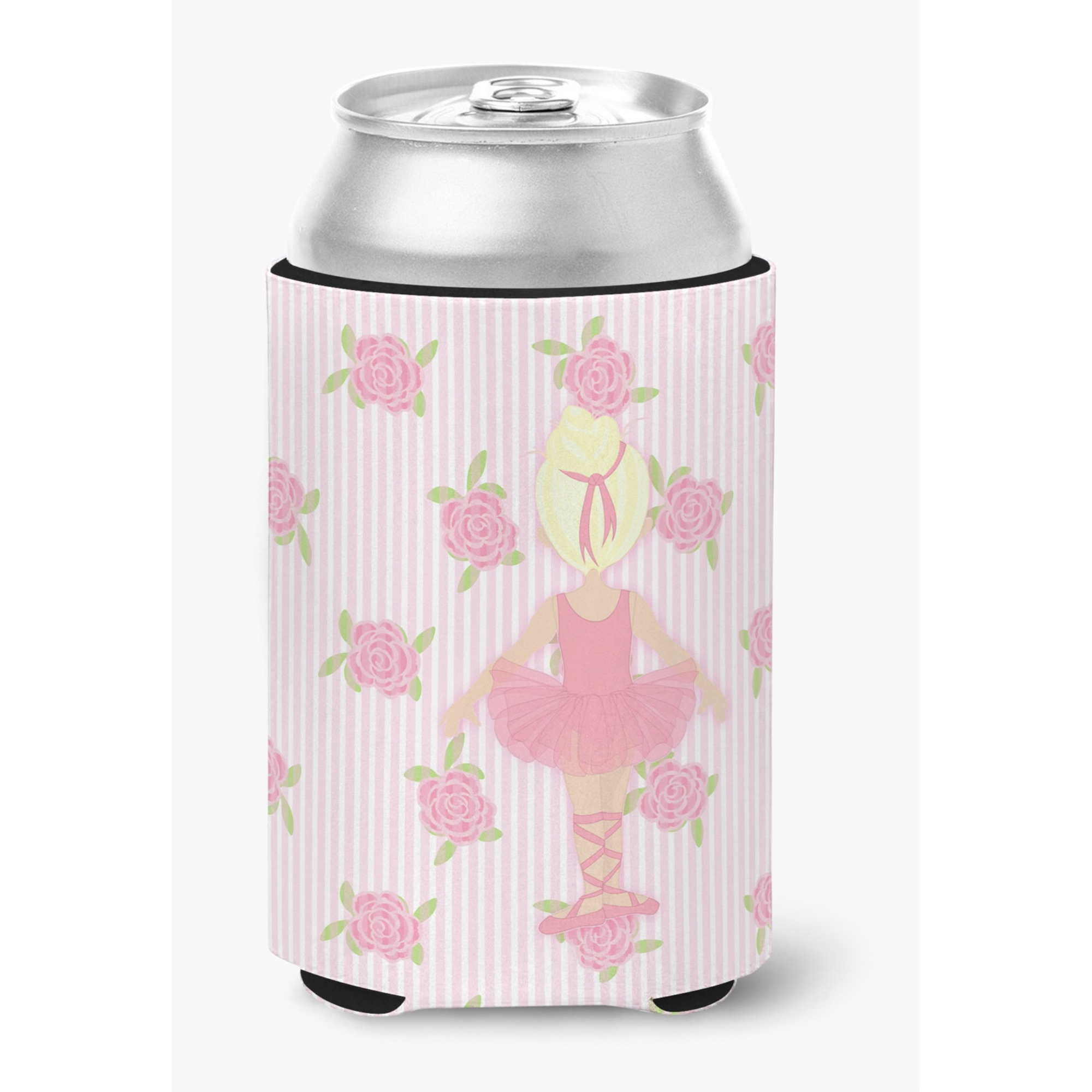 &quotCaroline's Treasures Ballerina Blonde Back Pose Can or Bottle Hugger, Can Hugger, Multicolor"