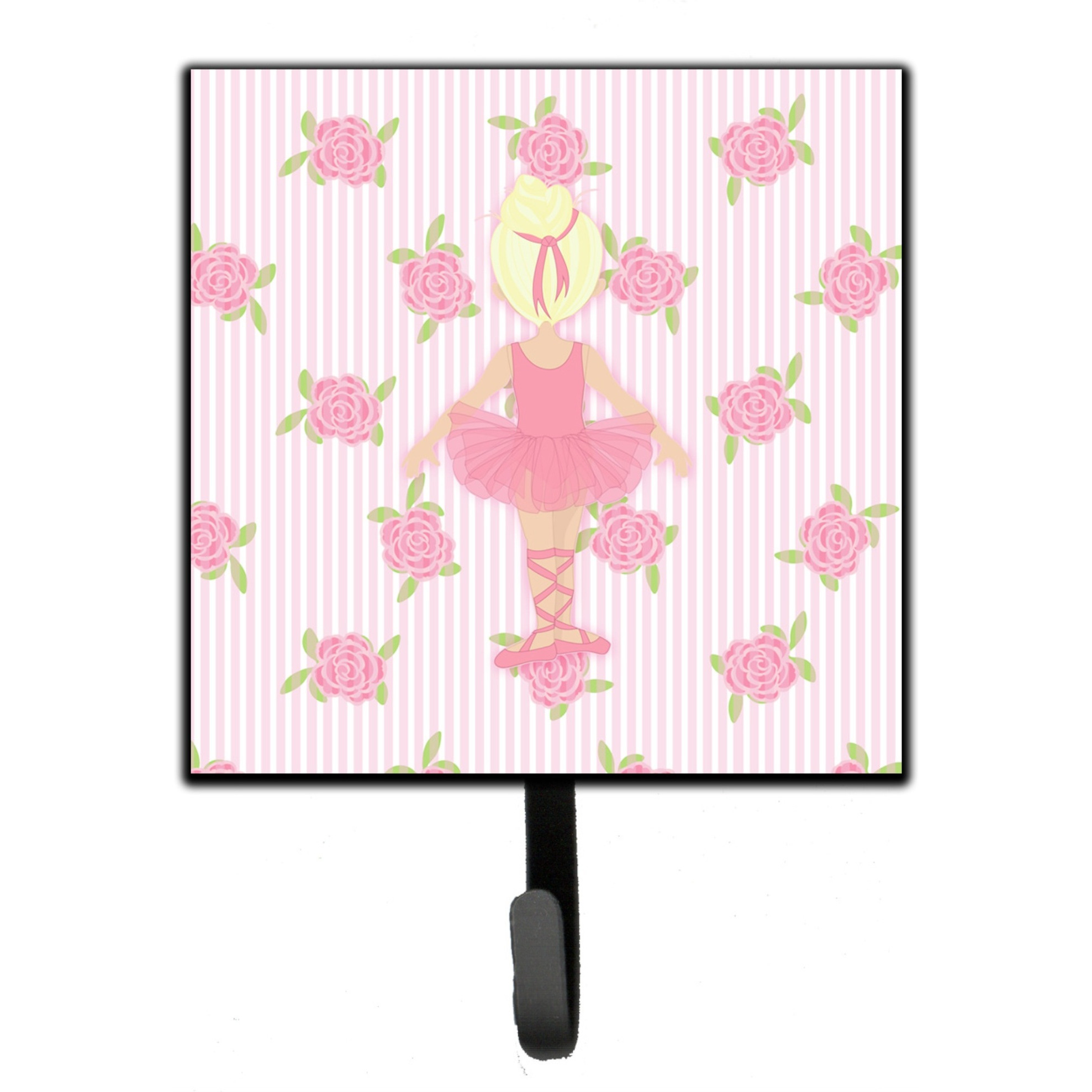 &quotCaroline's Treasures Ballerina Blonde Back Pose Wall Hook, Small, Multicolor"
