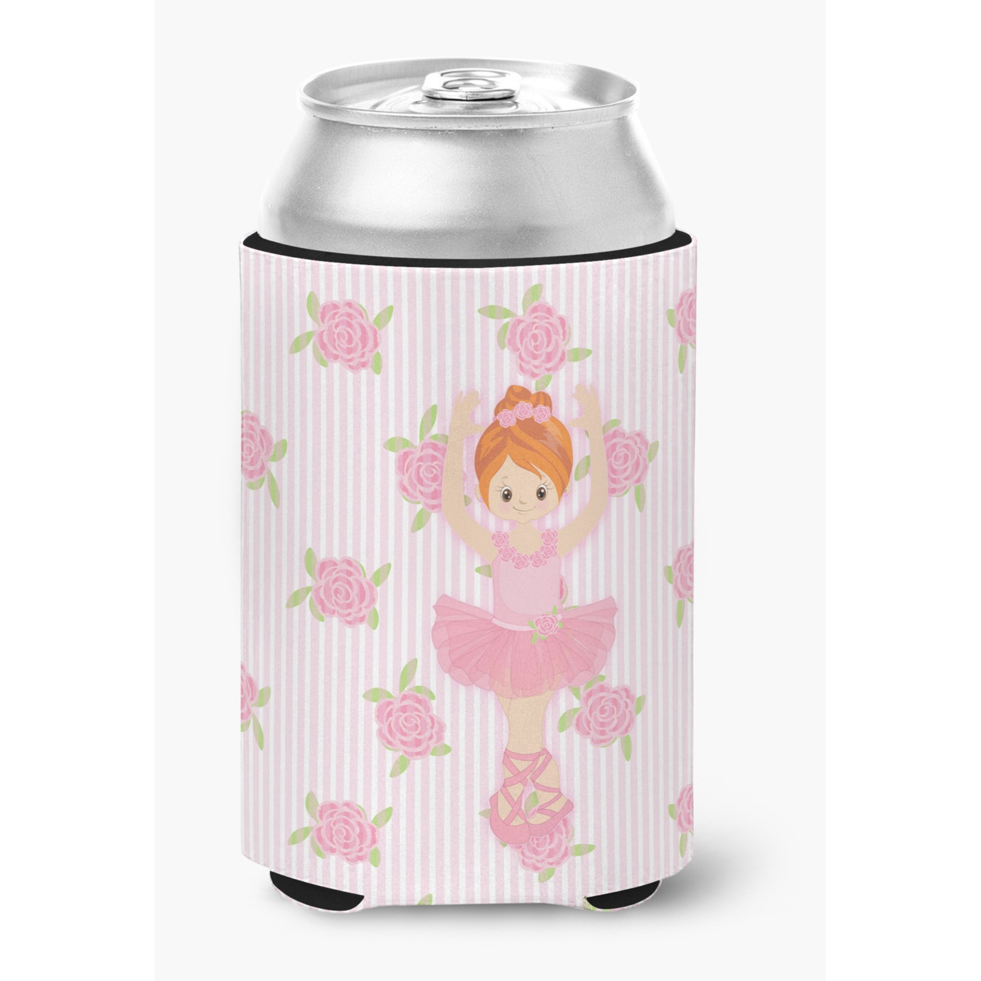 &quotCaroline's Treasures Ballerina Red Front Pose Can or Bottle Hugger, Can Hugger, Multicolor"