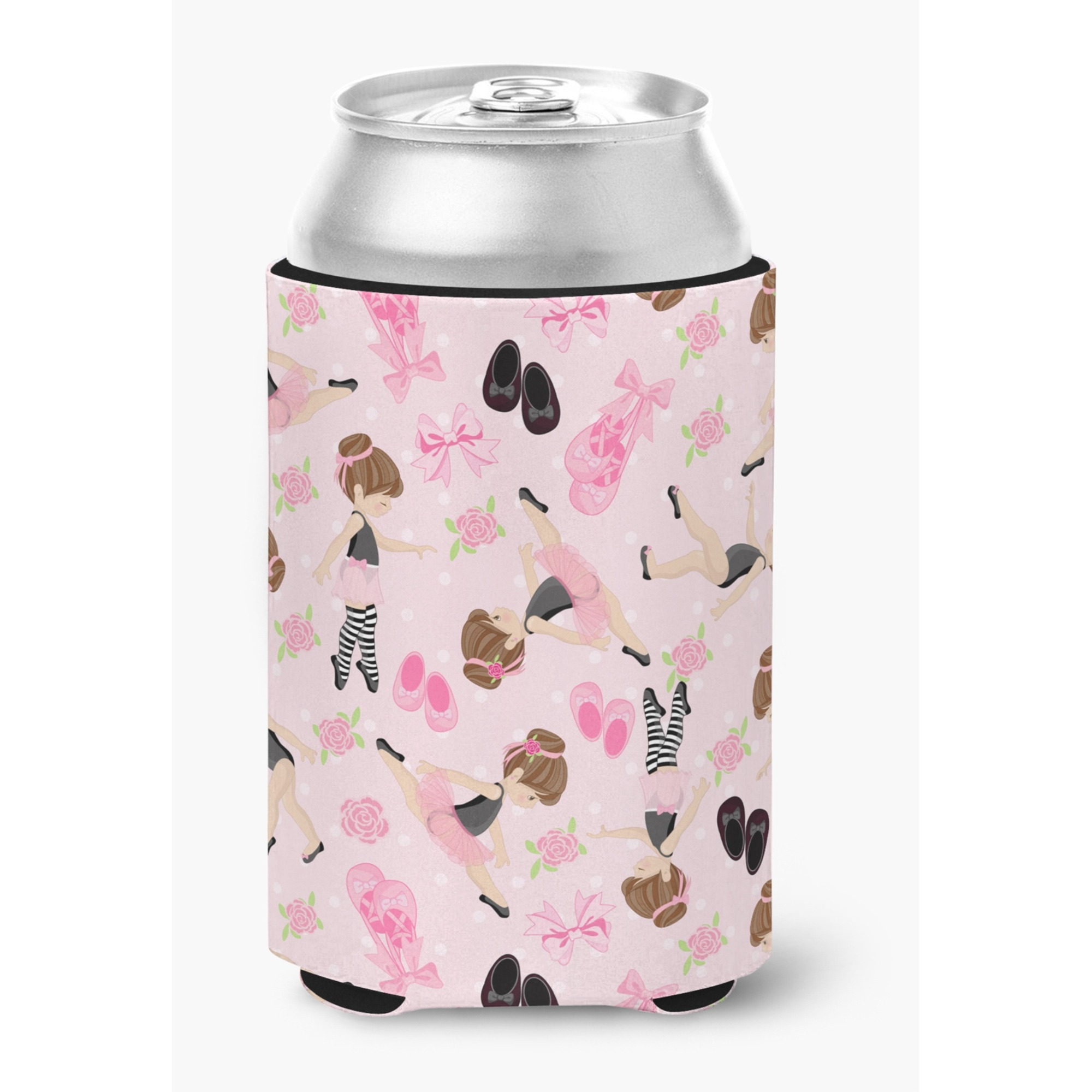 &quotCaroline's Treasures Ballerinas & Roses Can or Bottle Hugger, Can Hugger, Multicolor"
