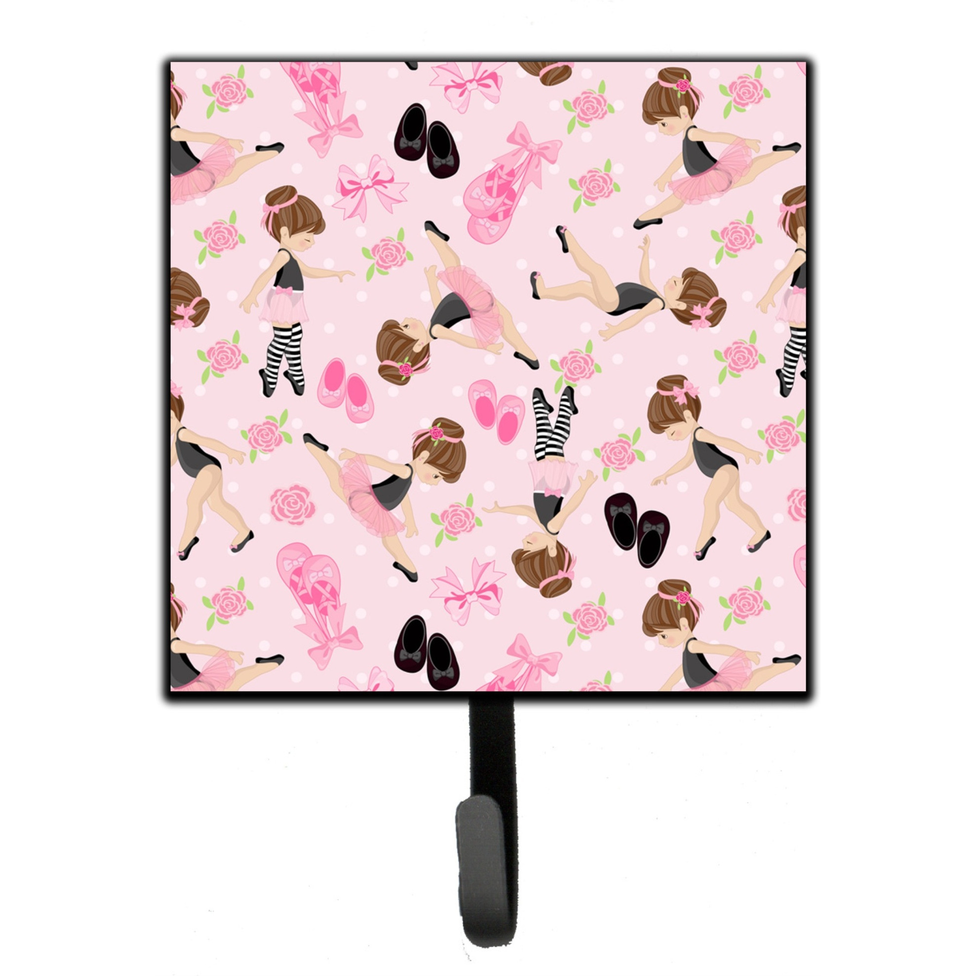 &quotCaroline's Treasures Ballerinas and Roses Wall Hook, Small, Multicolor"