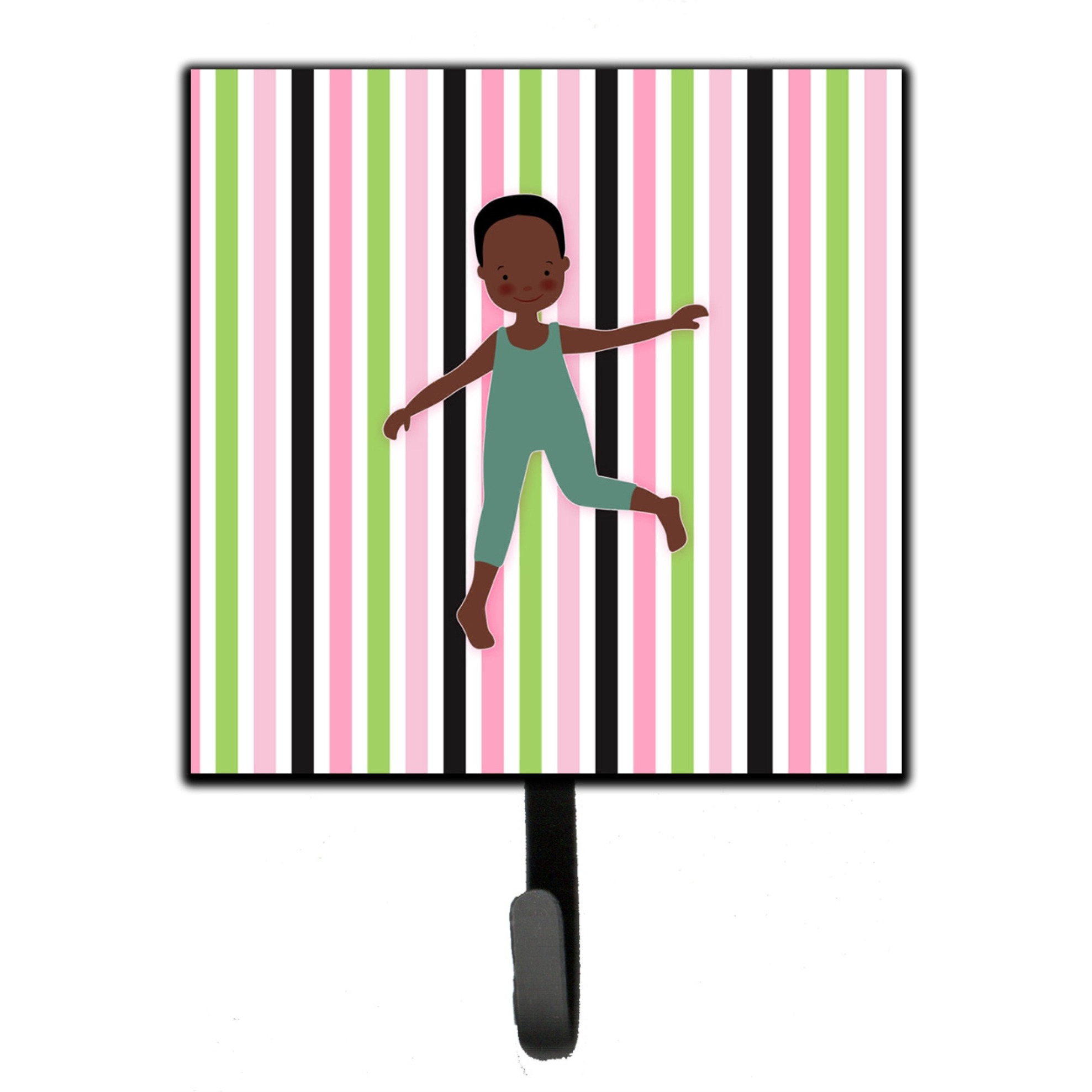 &quotCaroline's Treasures Dancer Bikatard African American Wall Hook, Small, Multicolor"