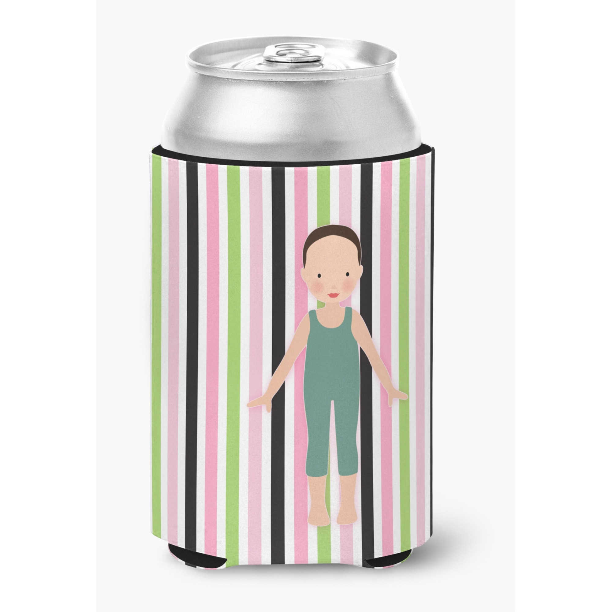&quotCaroline's Treasures BB5186CC Dancer Bikatard Flex Hands Can or Bottle Hugger, Can Hugger, Multicolor"