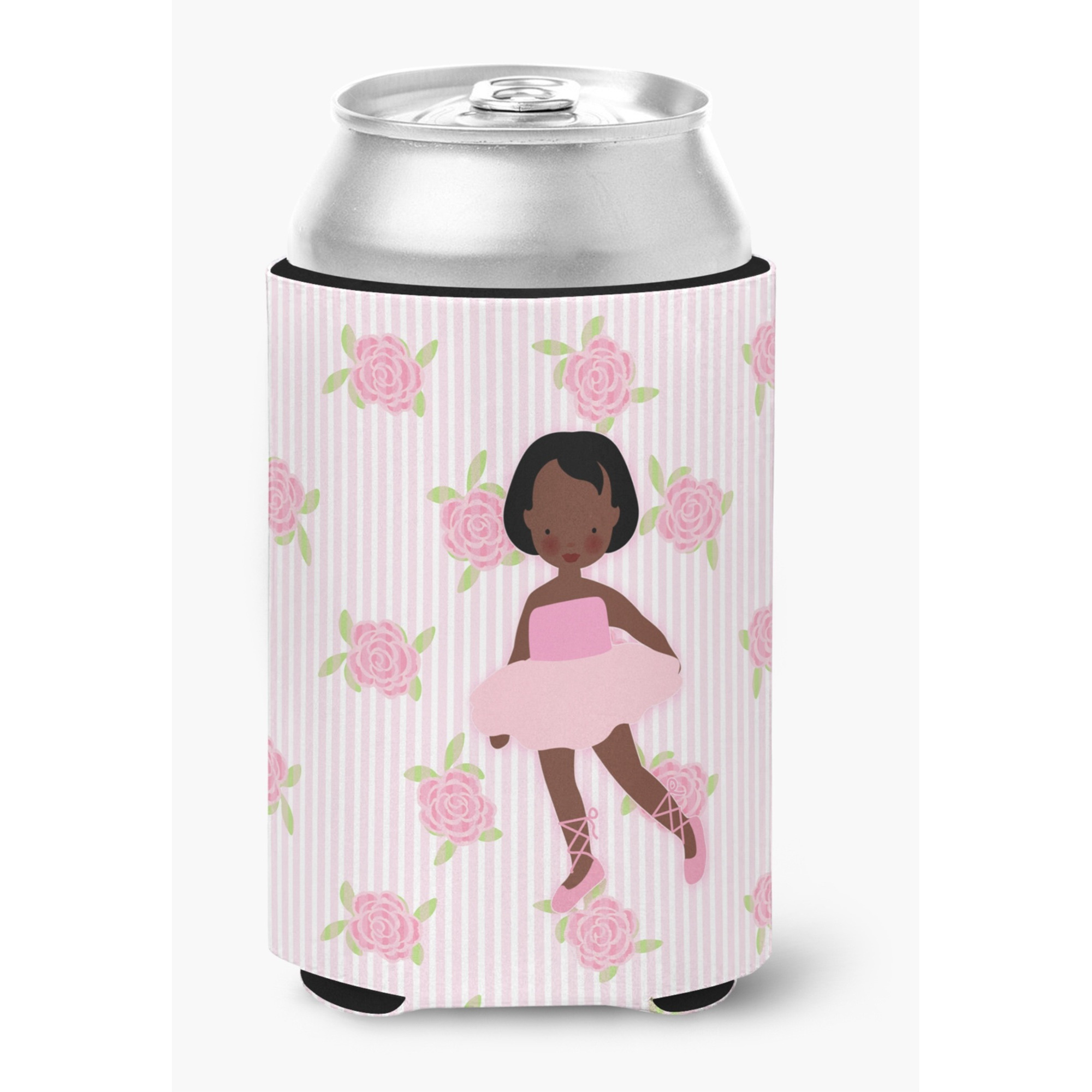&quotCaroline's Treasures Ballerina African American Short Hair Can or Bottle Hugger, Can Hugger, Multicolor"