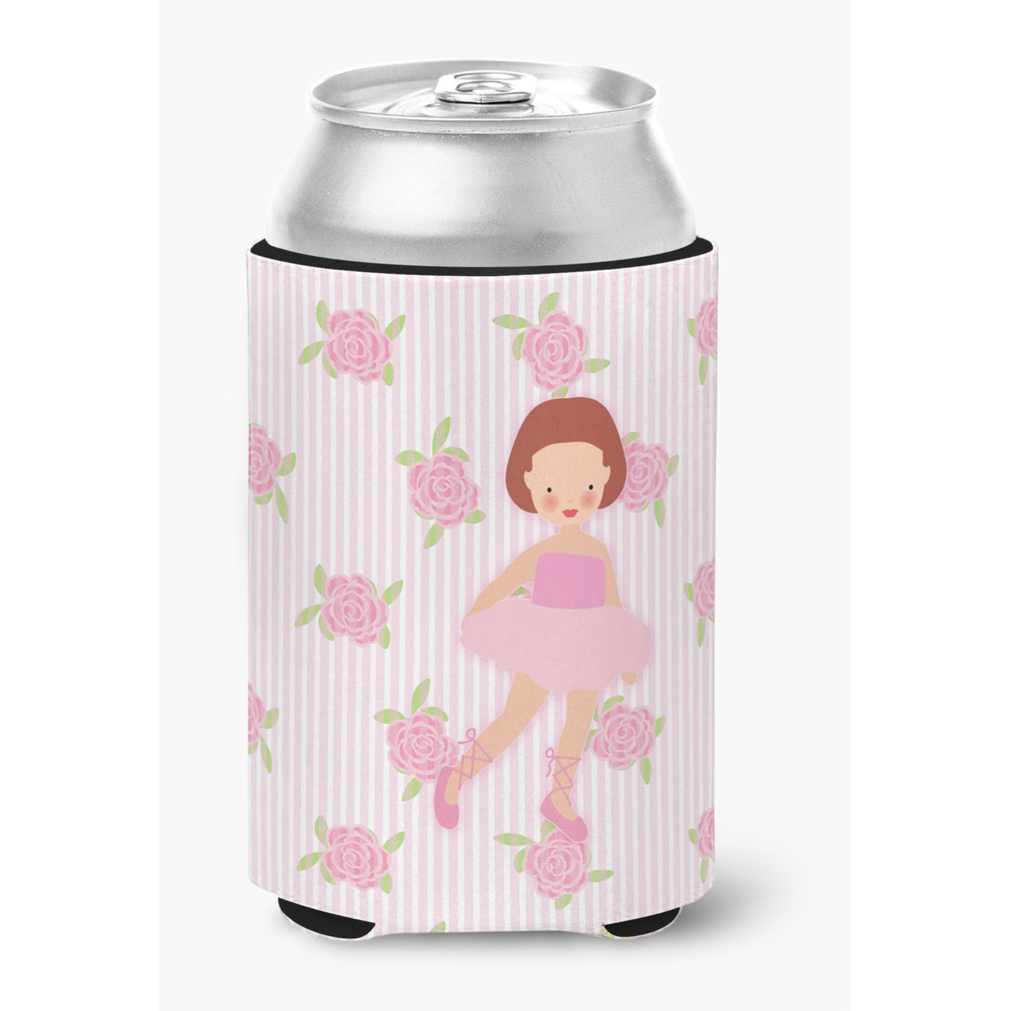 &quotCaroline's Treasures Ballerina Red Short Hair Can or Bottle Hugger, Can Hugger, Multicolor"