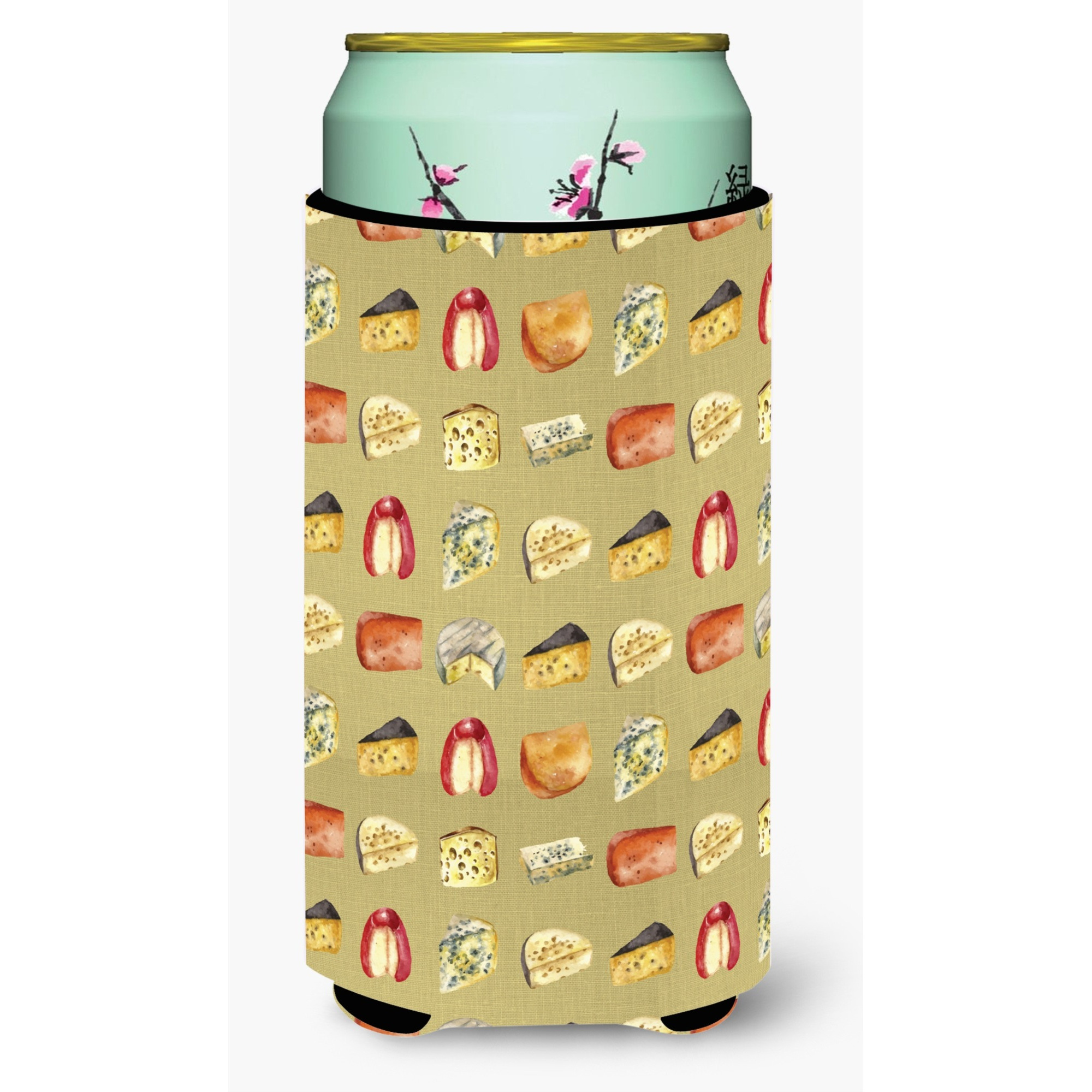 &quotCaroline's Treasures Cheeses Tall Boy Beverage Insulator Hugger, Multicolor"